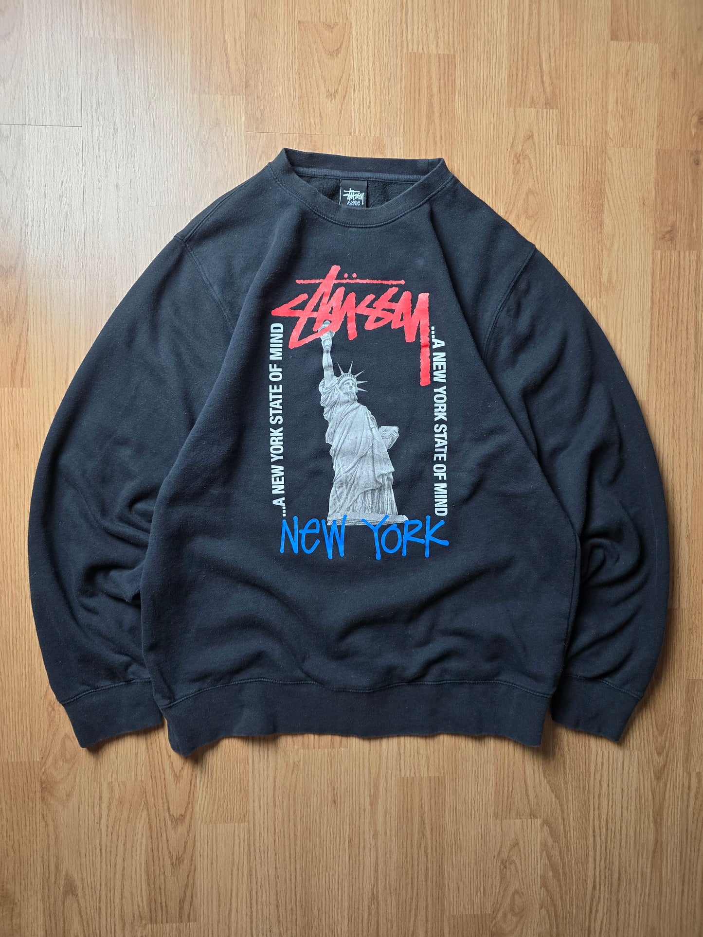 Stussy 'A New York State Of Mind' Crewneck Sweatshirt (XL)