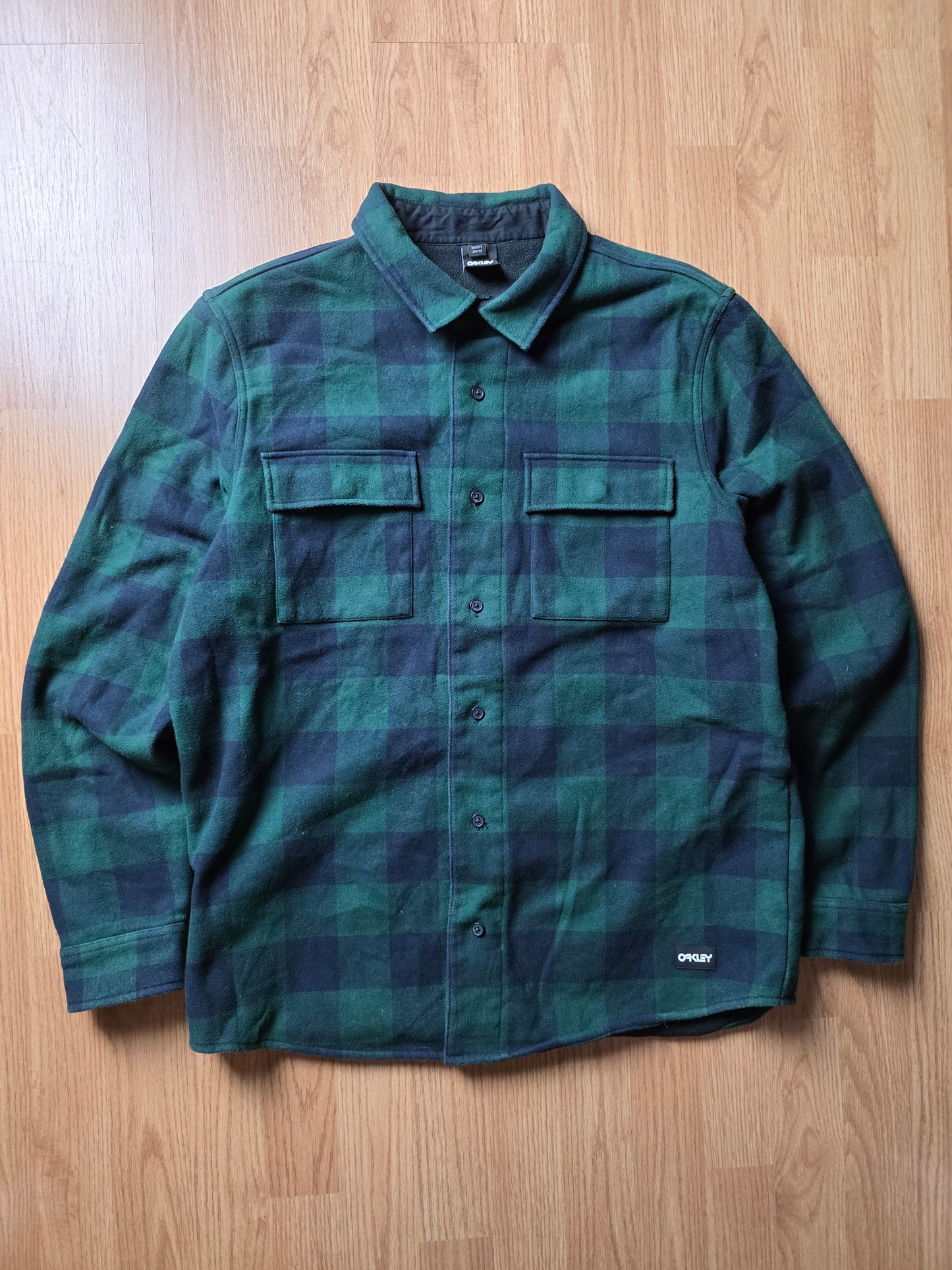 Oakley Fleece Lined Check Overshirt (L)