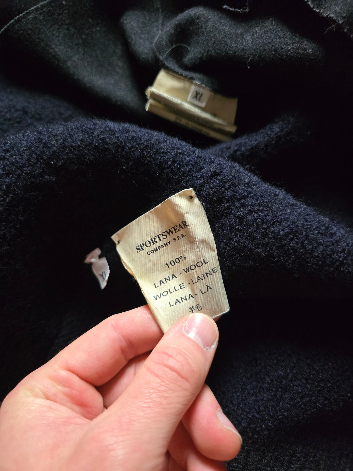 RARE Stone Island AW99 Heavyweight Wool Coat With Removable Dutch Rope Liner (XL)