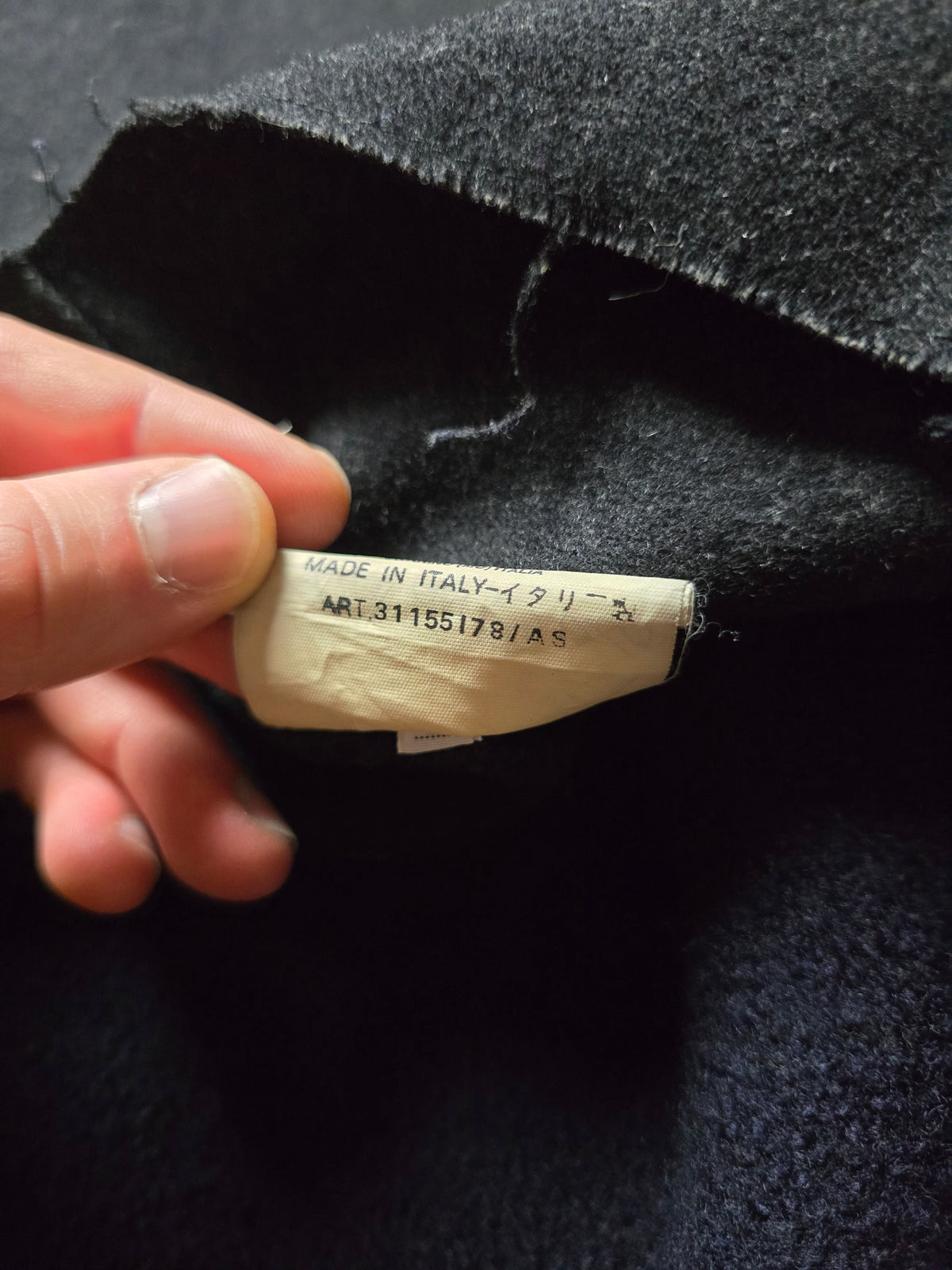 RARE Stone Island AW99 Heavyweight Wool Coat With Removable Dutch Rope Liner (XL)