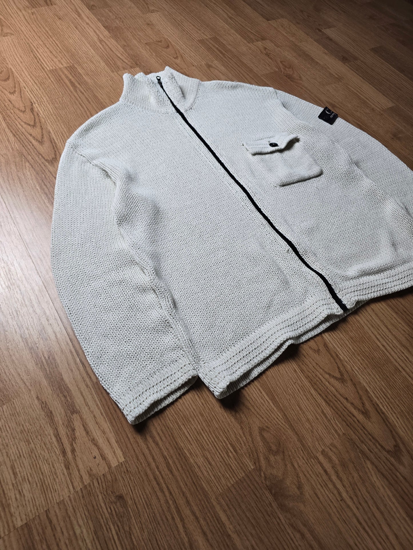 RARE C.P. Company SS00 U16 Cotton Knit Zip Cardigan (S/M)