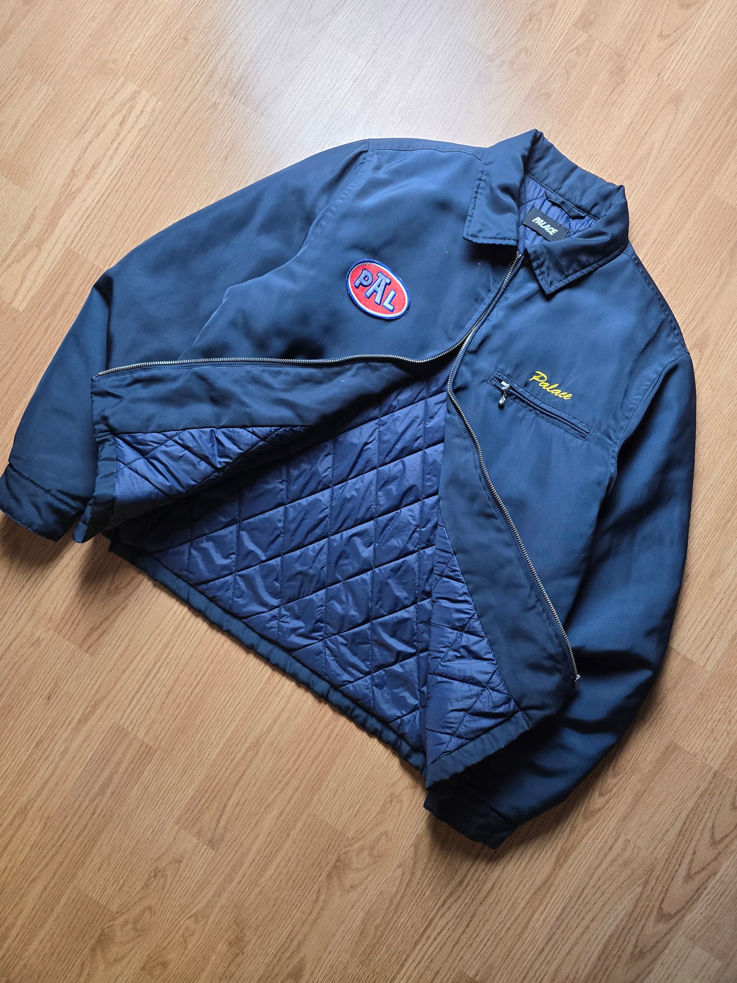 Palace Mechanic Quilt Lined Bomber Jacket (M/L)