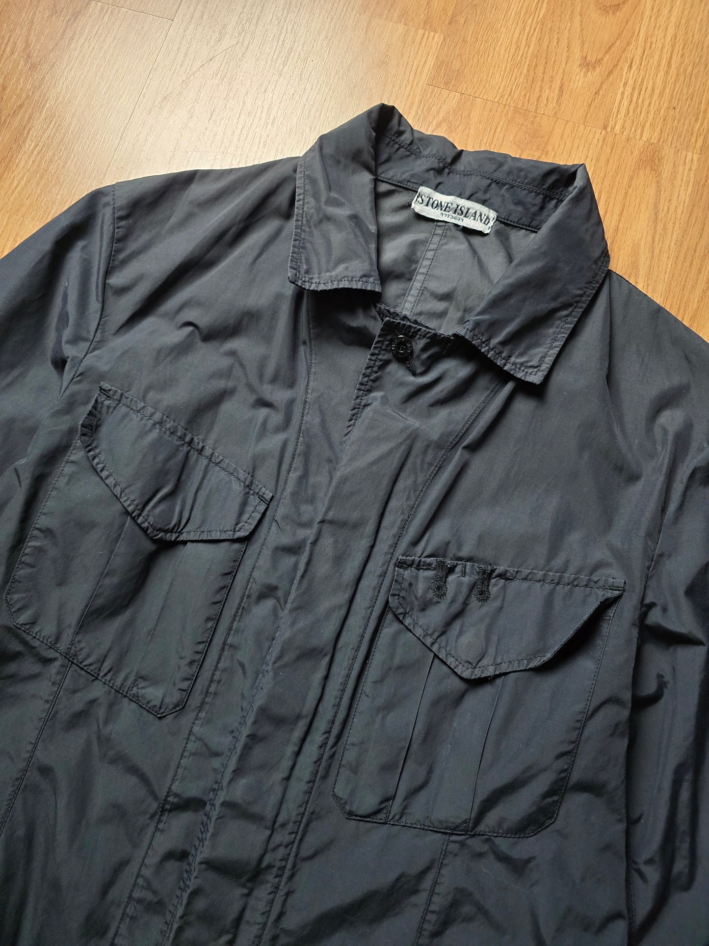 00s Stone Island Nylon Lightweight Zip Overshirt (M)