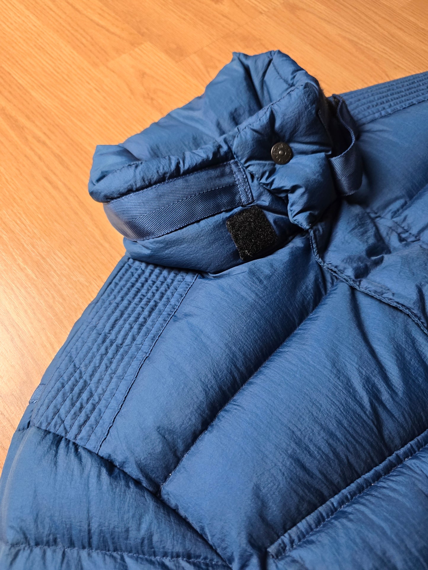 RARE Stone Island Opaque Nylon Tela Down Mesh Badge Puffer Jacket (M)