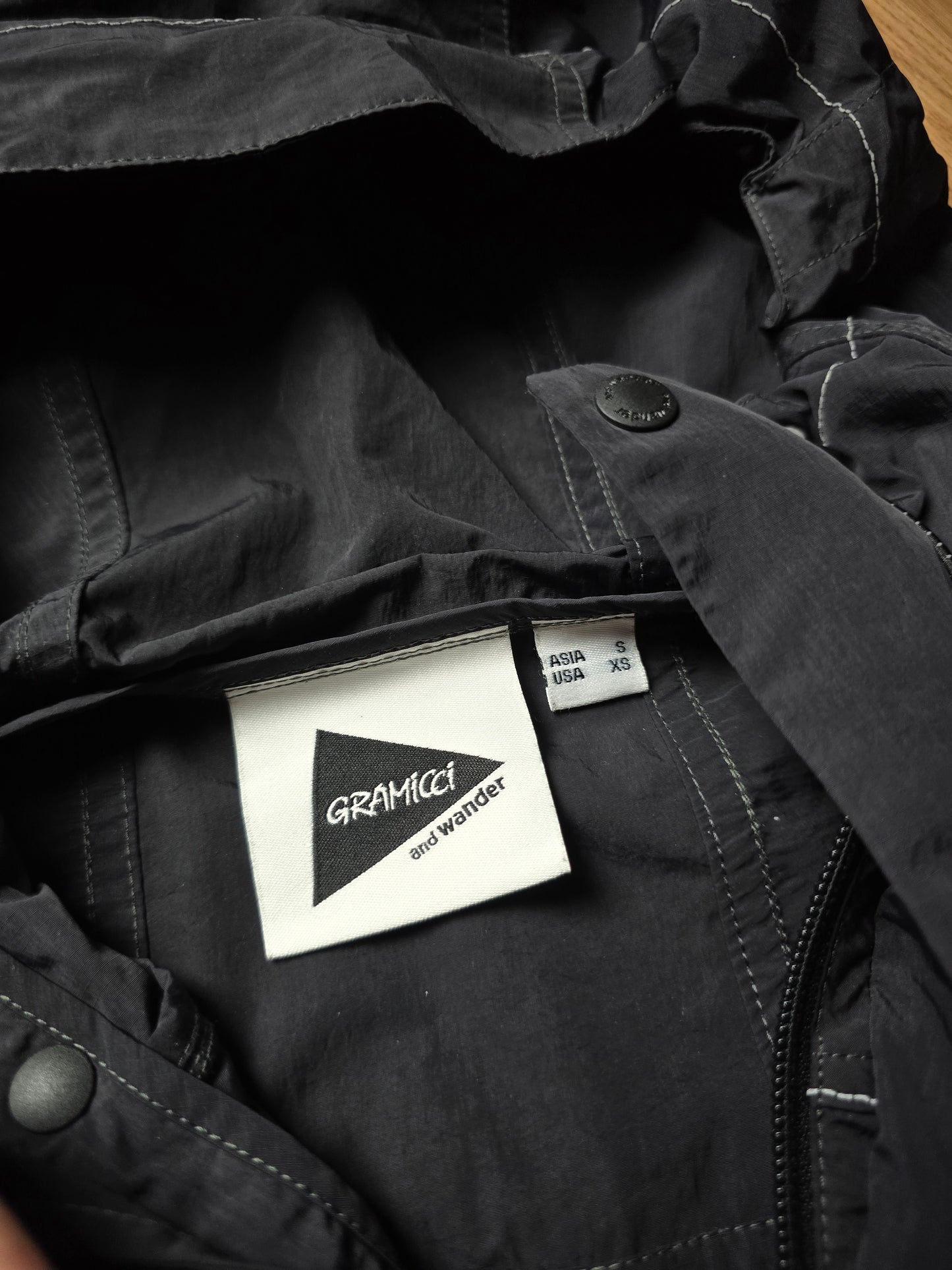 Gramicci x And Wander Patchwork Wind Hoodie Jacket (S)