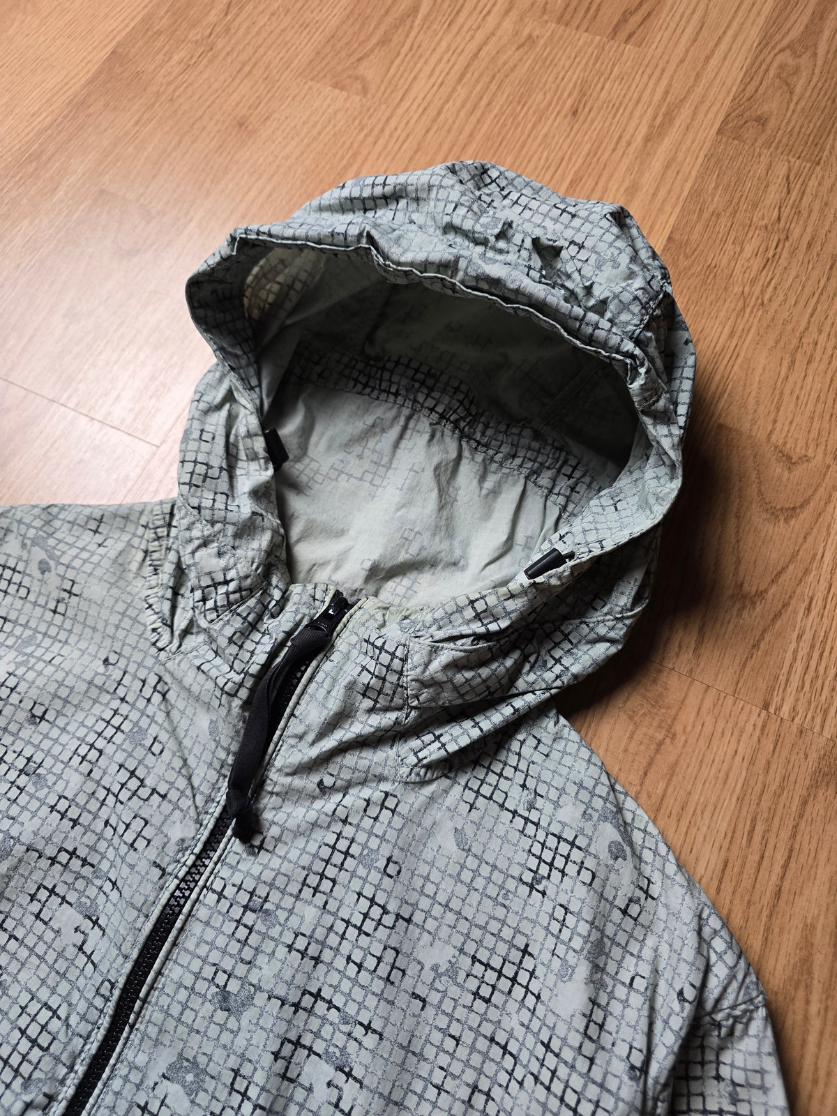 C.P. Company 50 Fili Grid Camo Lens Jacket (M)