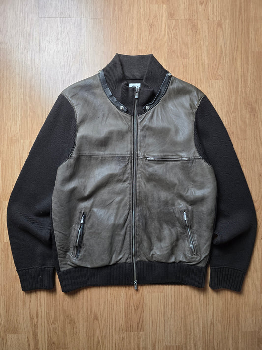 C.P. Company AW06 Leather & Wool Hybrid Jacket (M)