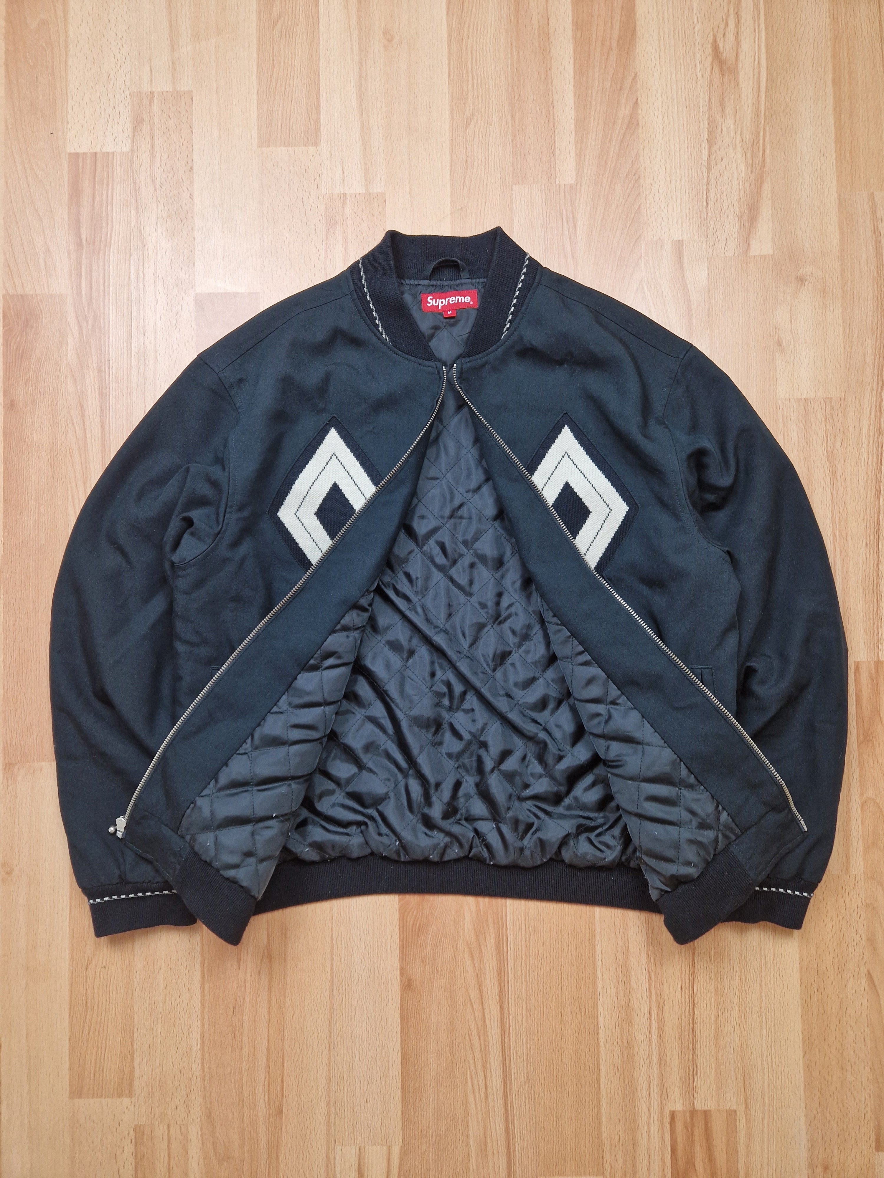 Supreme Diamond Rayon Bomber Jacket (M) – uniform.streetwear