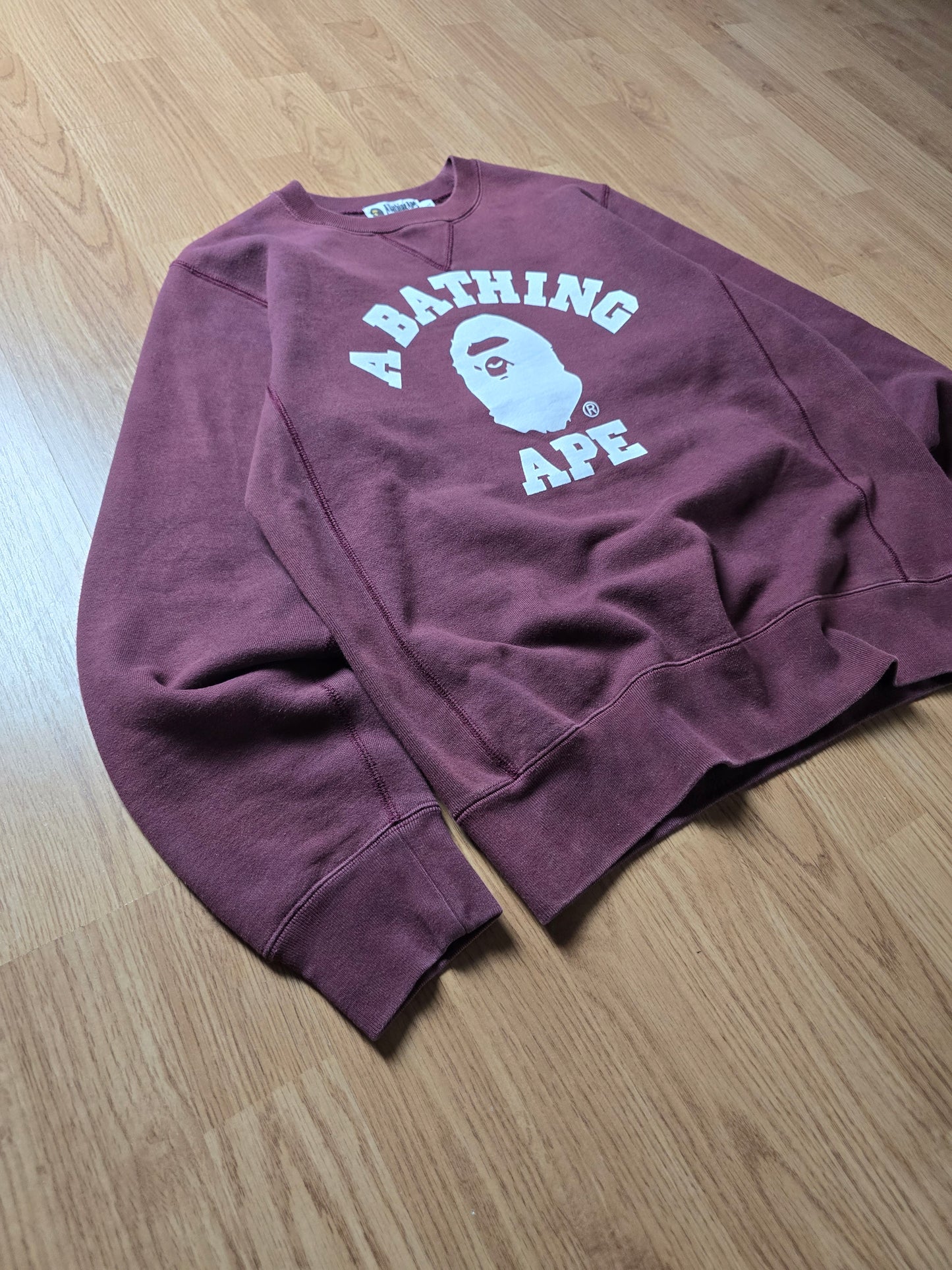 Bape College Crewneck Sweatshirt (M)