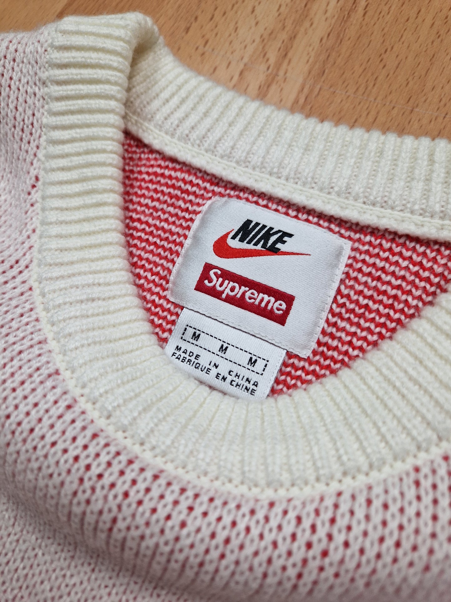 Supreme x Nike Swoosh Knit Sweater (M)