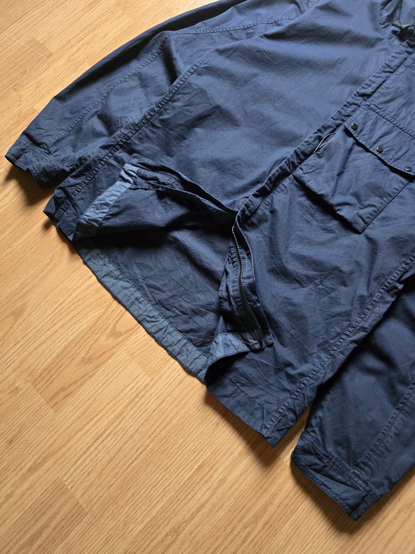 C.P. Company Hooded Gabardine Arm Lens Zip Shirt Jacket (M/L)