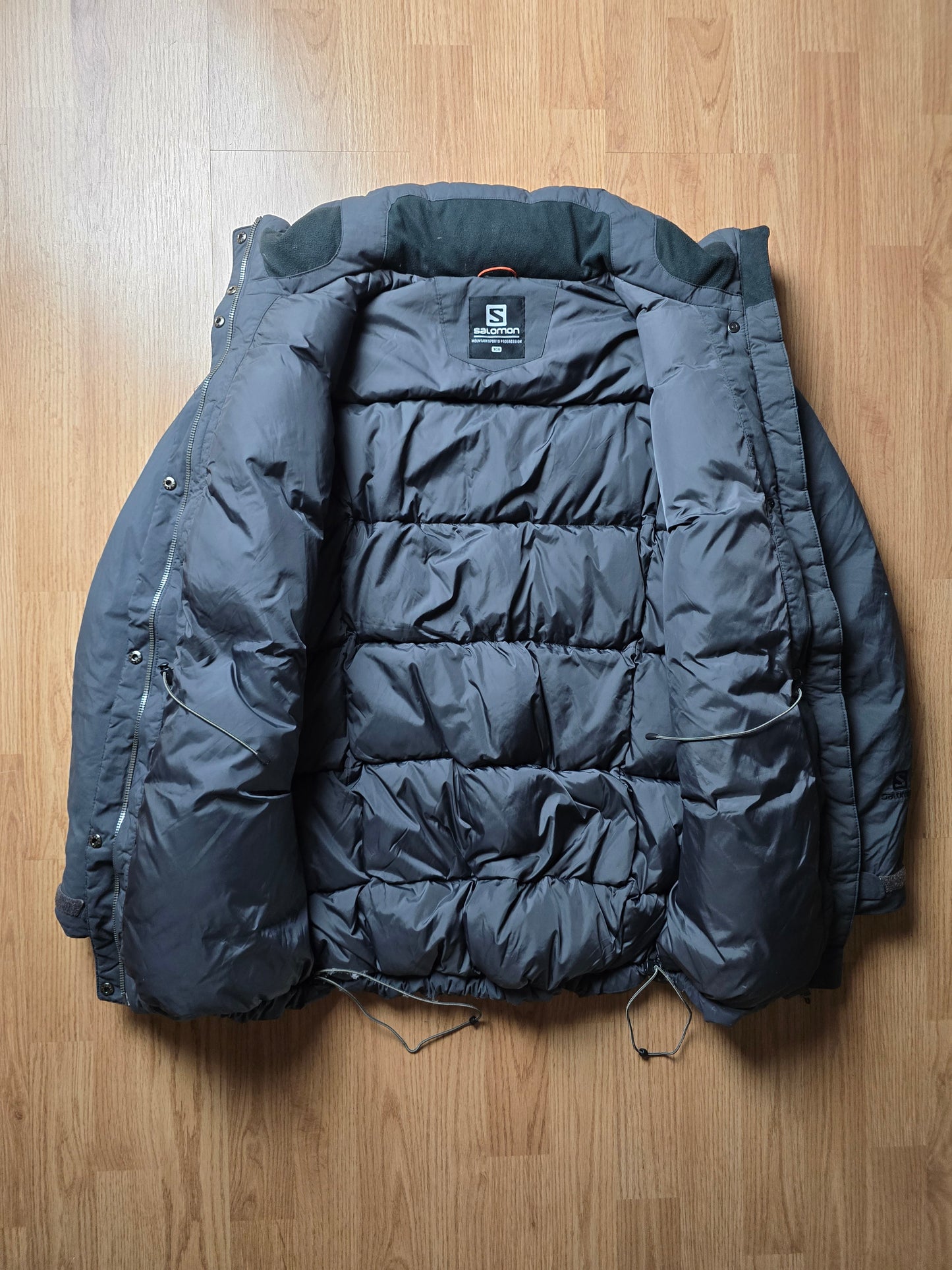 Salomon Metro Goose Down Fur Hooded Jacket (M)