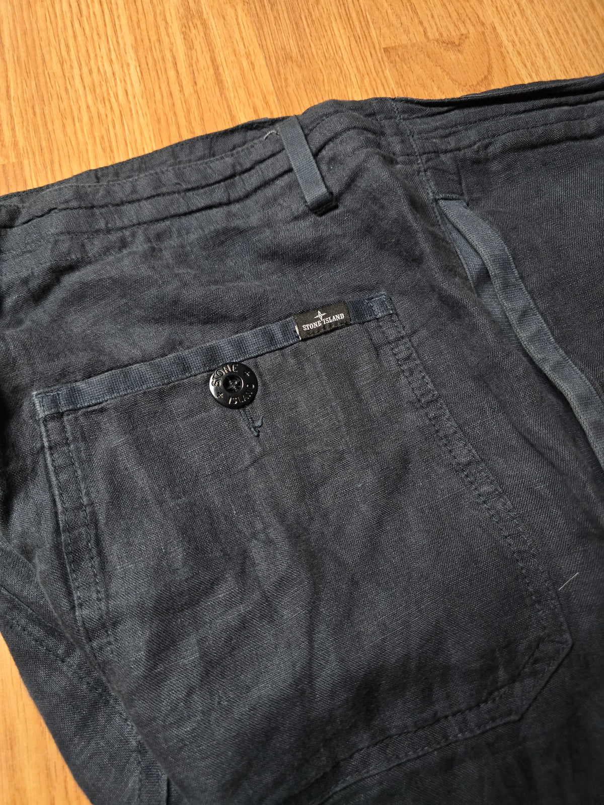 Stone Island Baggy Lino Flax/Linen Pants (34x34)