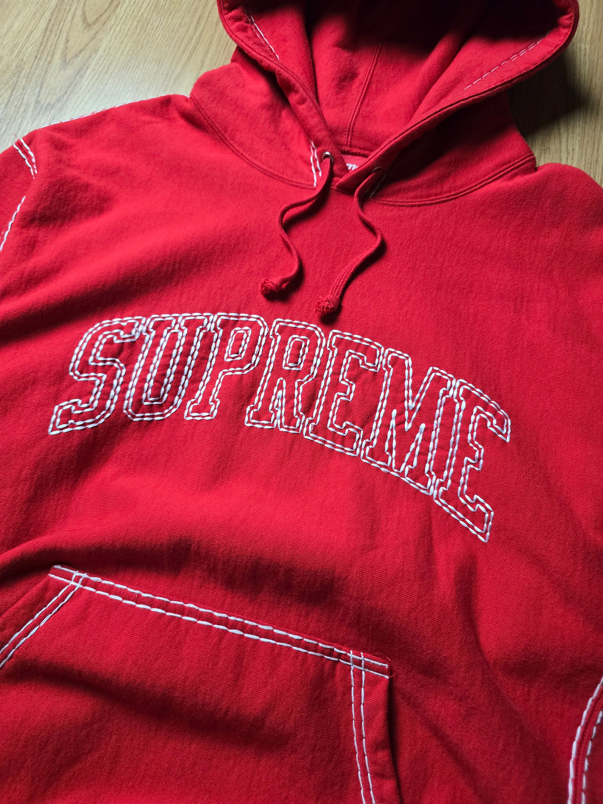 Supreme Big Stitch Hoodie (L)