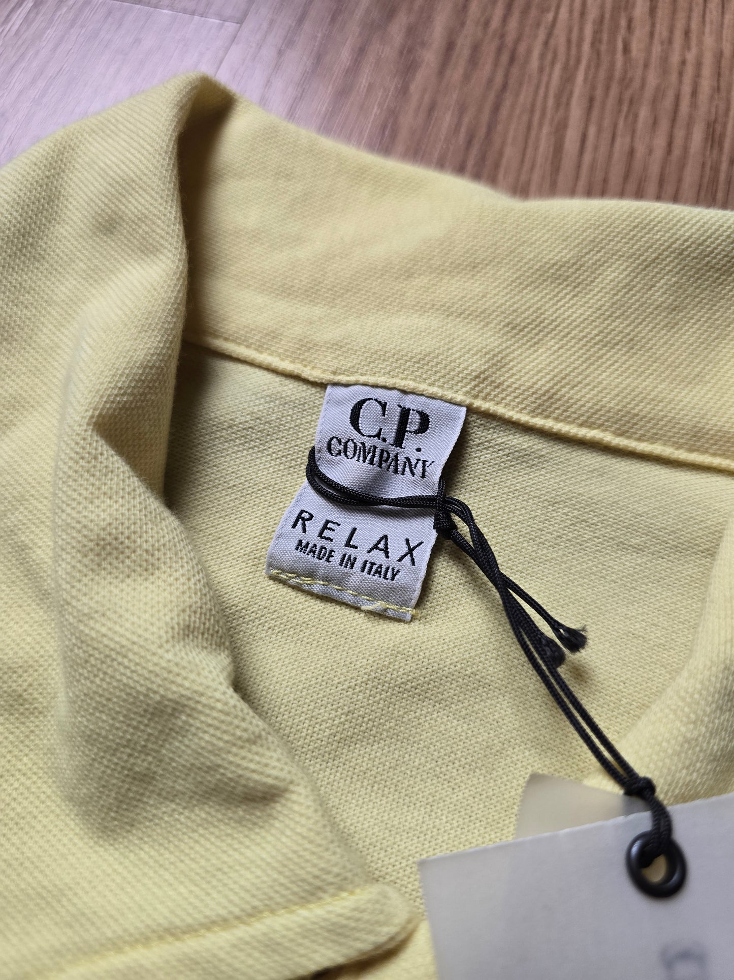 C.P. Company SS00 Cotton & Nylon Zip Polo Shirt (M)