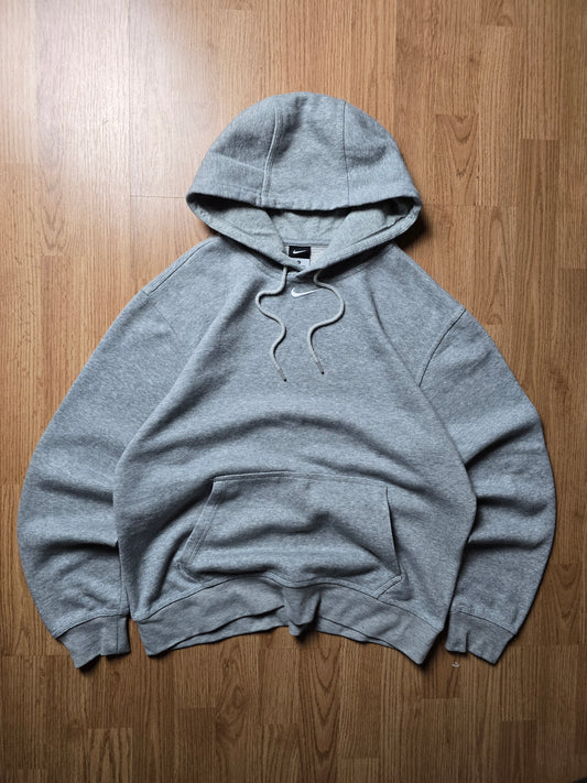 00s Nike Centre Swoosh Embroidered Hoodie (M)