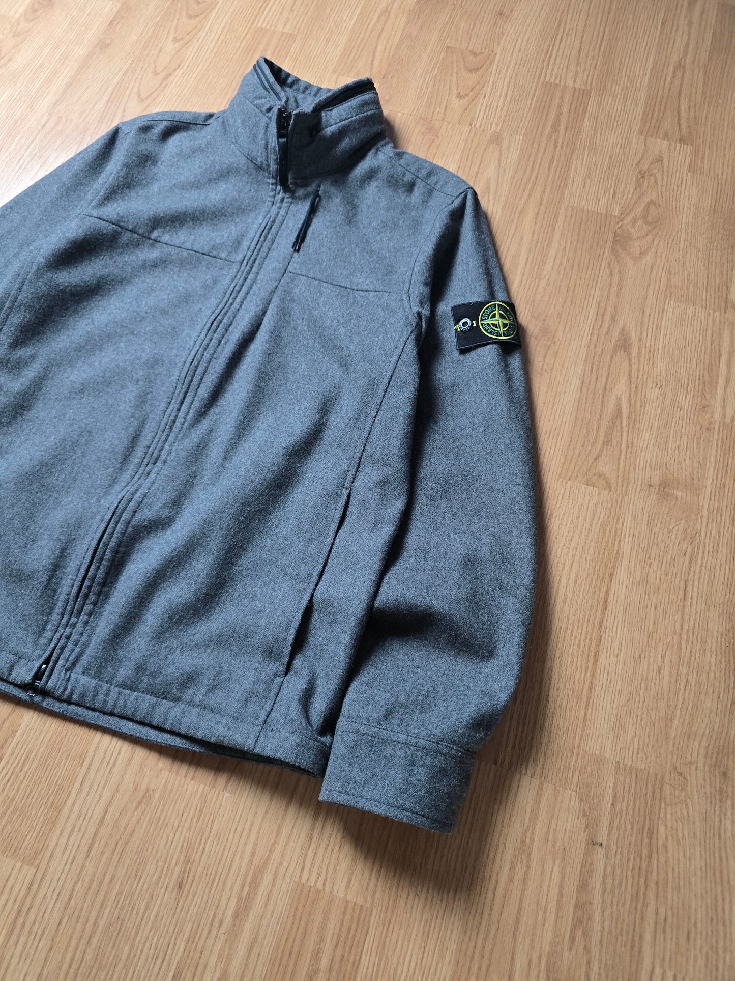 Stone Island AW14 Melange Wool Poly Bionic Finish Jacket (M)