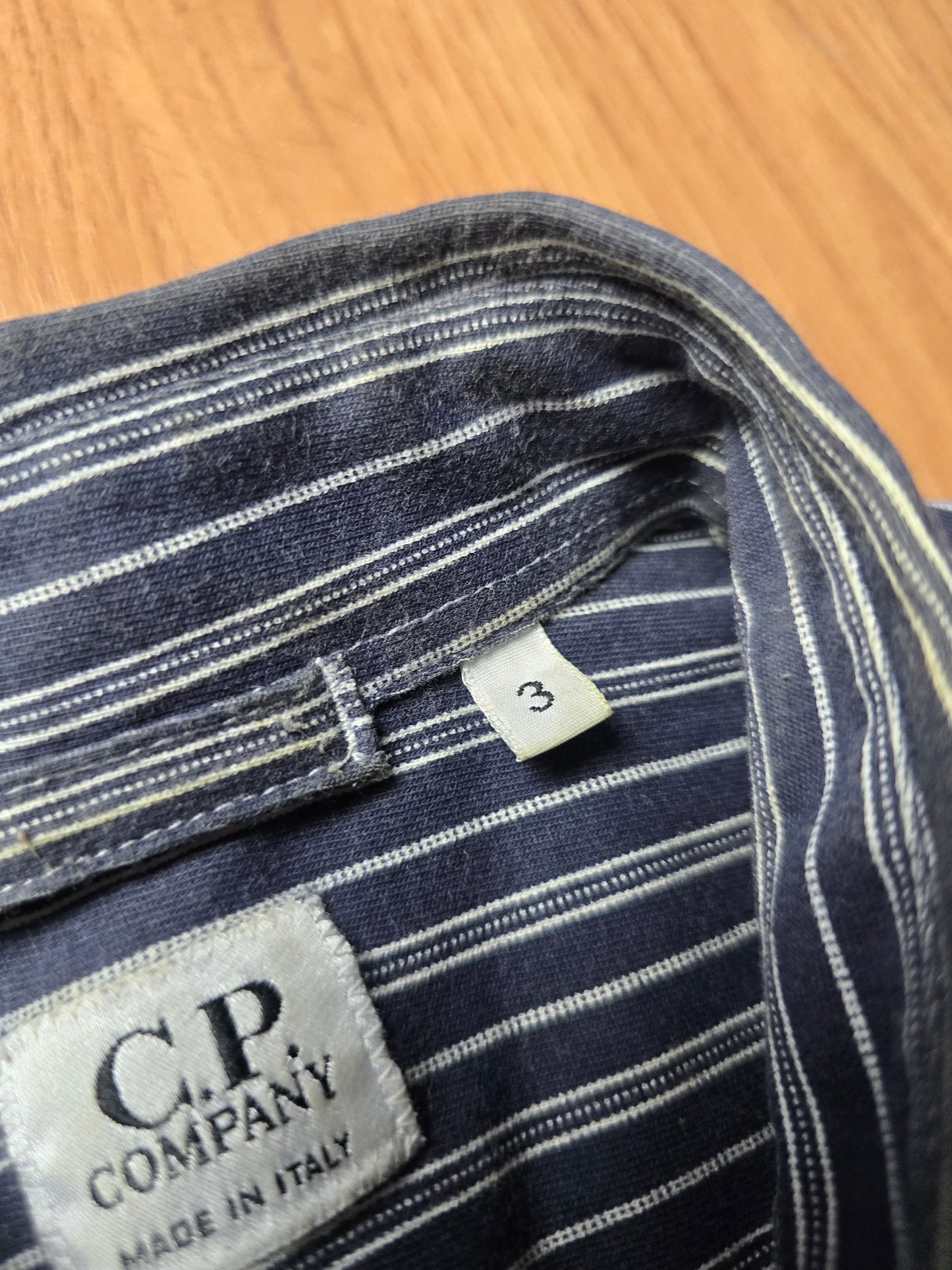 C.P. Company SS04 Pinstripe Cotton Shirt (M)