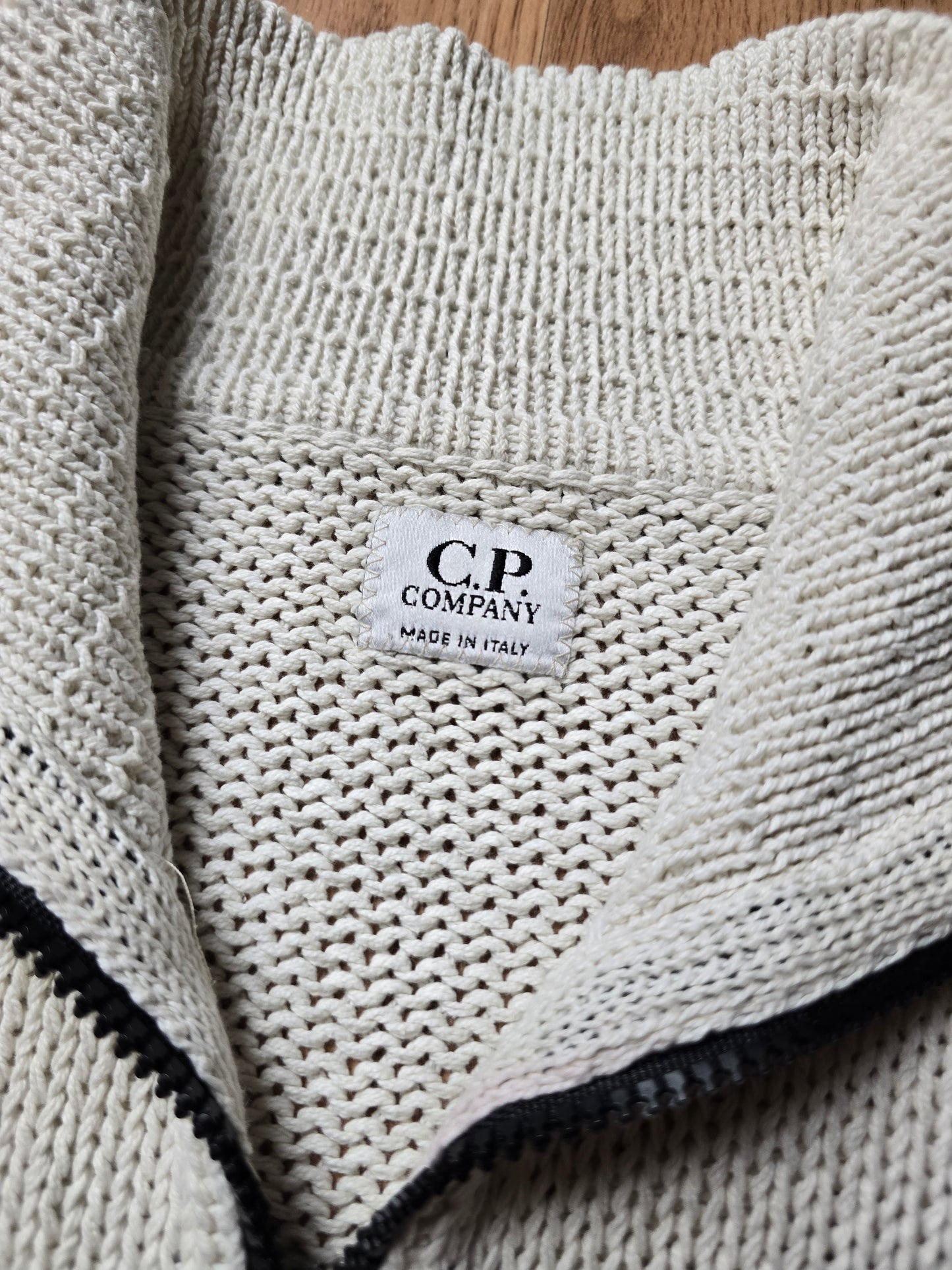 RARE C.P. Company SS00 U16 Cotton Knit Zip Cardigan (S/M)