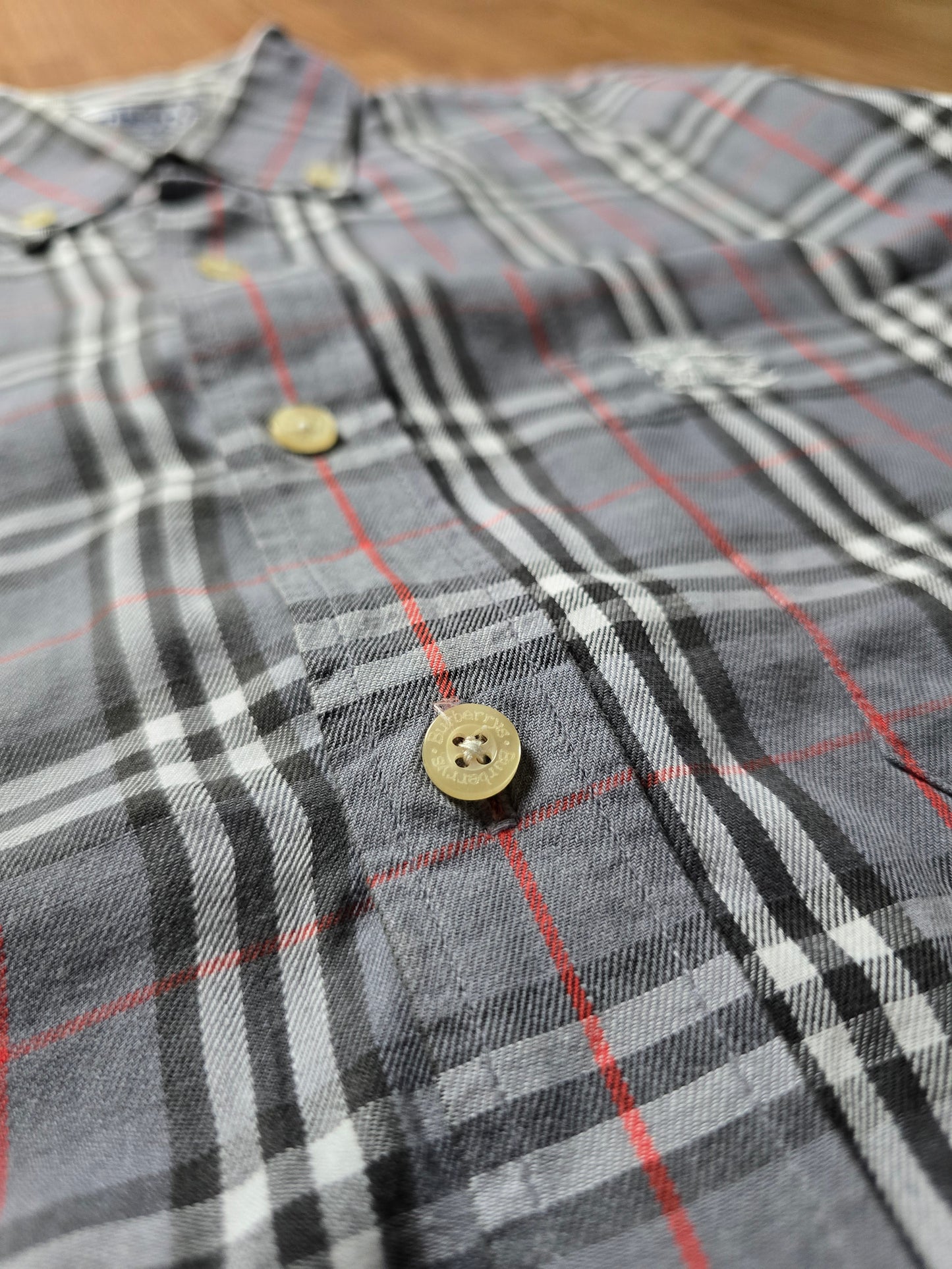 Vintage Burberry LS Nova Check Flannel Shirt (M)