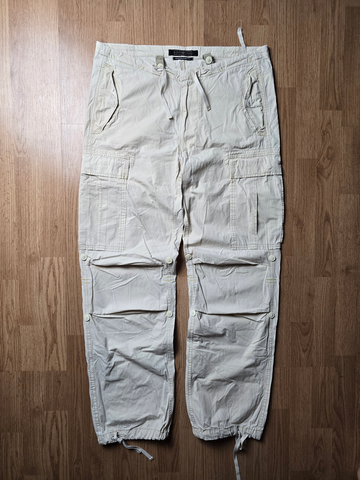 Vintage Stone Island Denims Baggy Technical Cargo Pants (34x33)