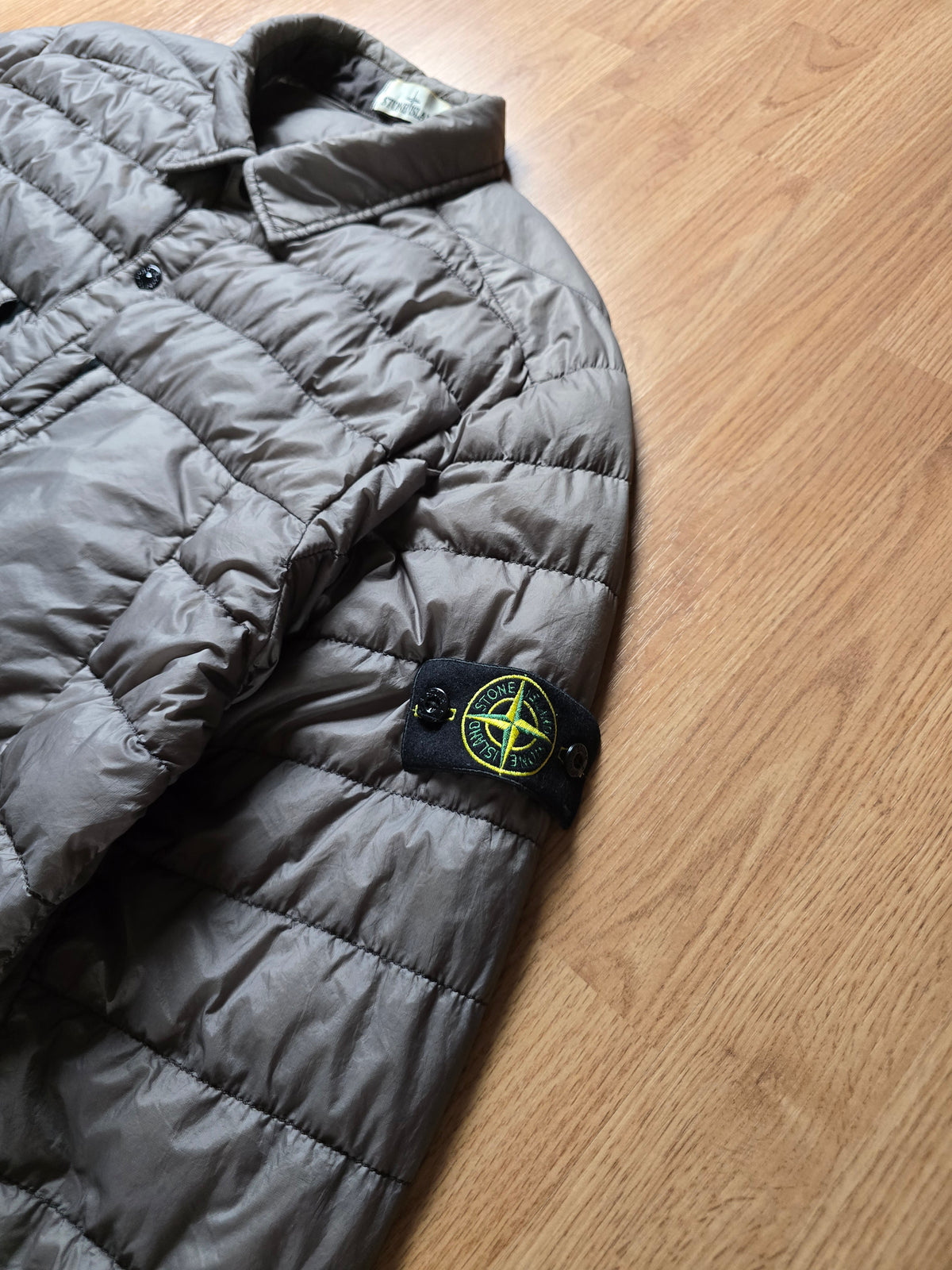 Stone Island Garment Dyed Micro Yarn Down Overshirt Jacket (XXL)
