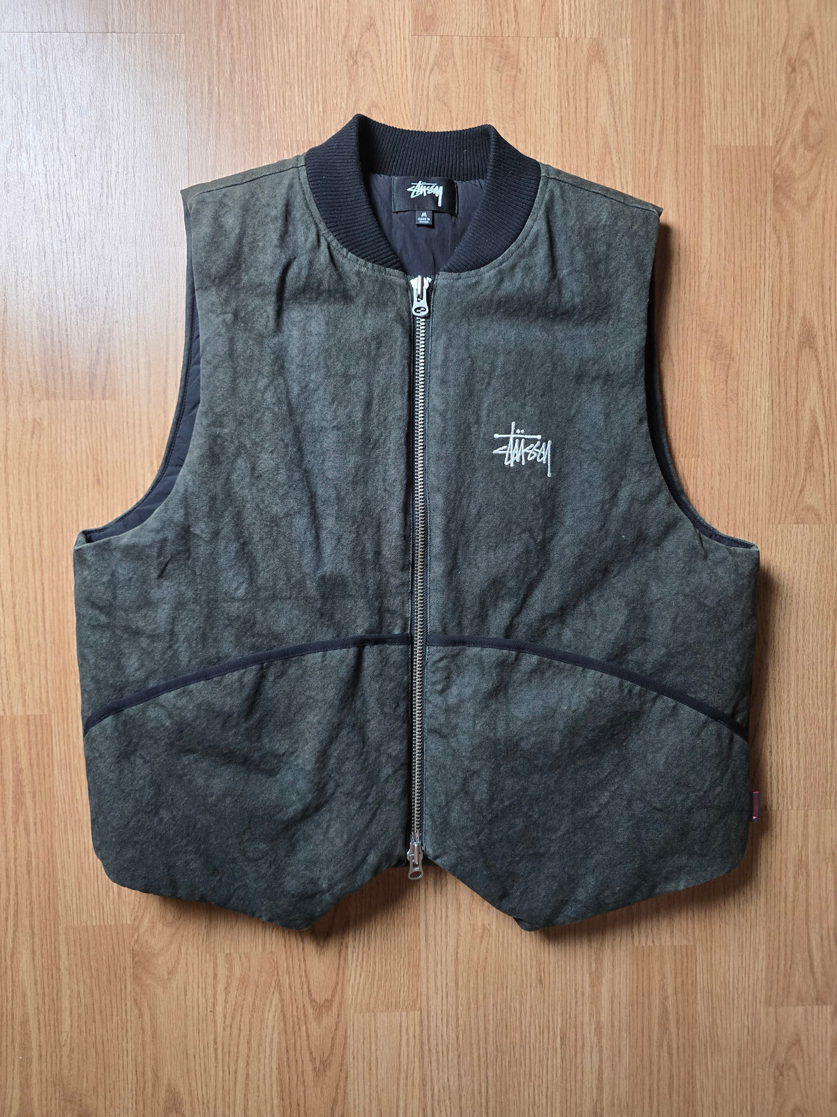 Stussy Primaloft Washed Canvas Gilet/Vest (M)
