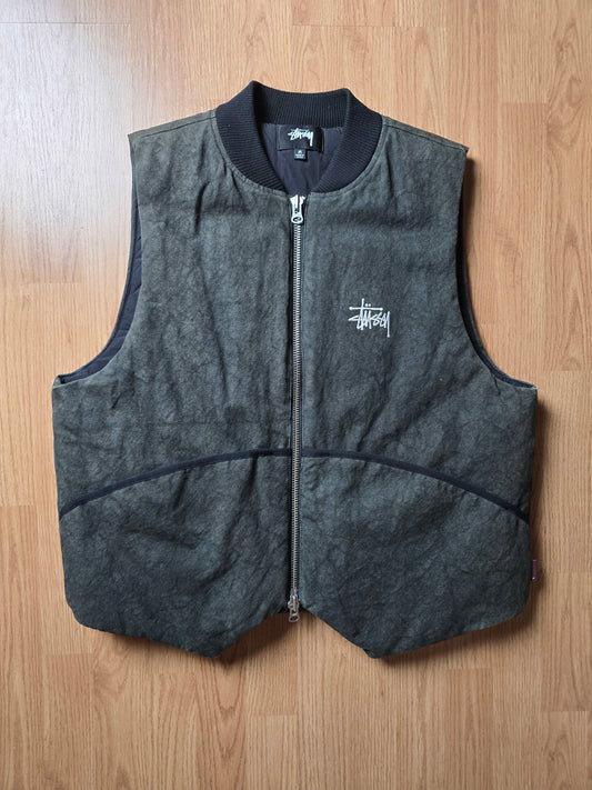 Stussy Primaloft Washed Canvas Gilet/Vest (M)