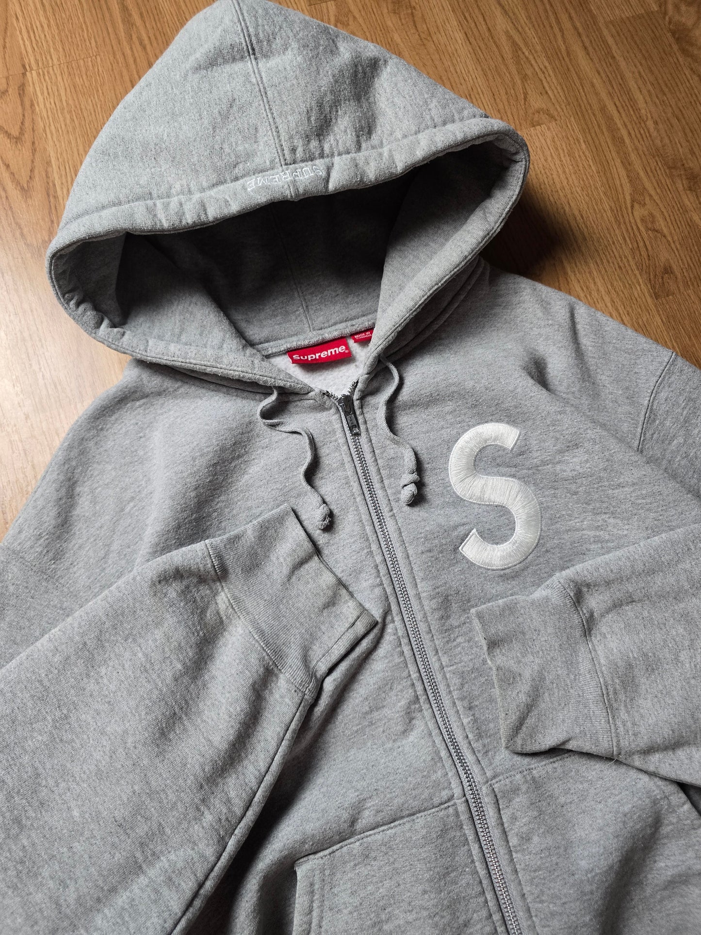 Supreme S Logo Zip Up Hoodie (M/L)