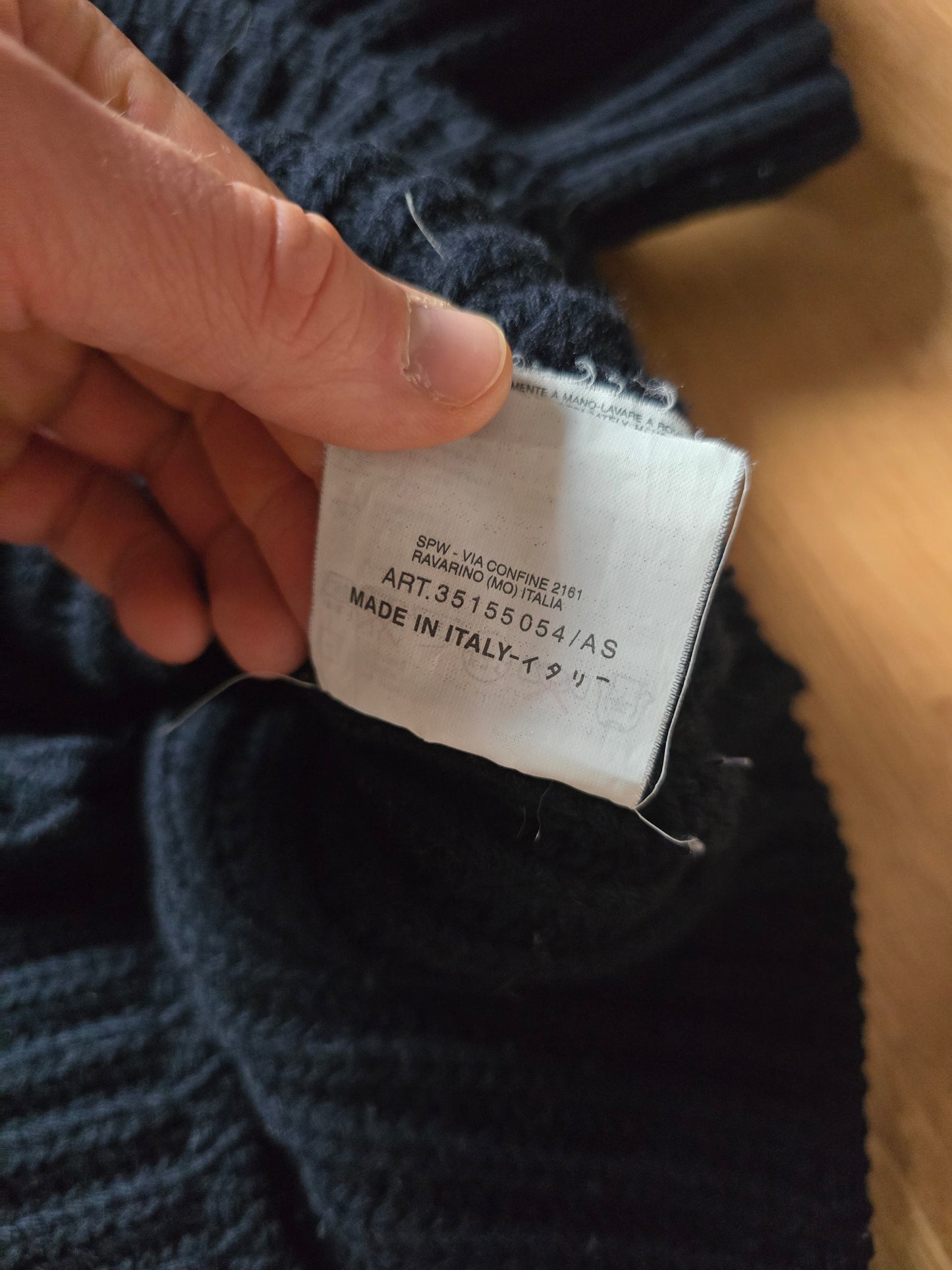 Vintage Stone Island Wool Fisherman Sweater (M)