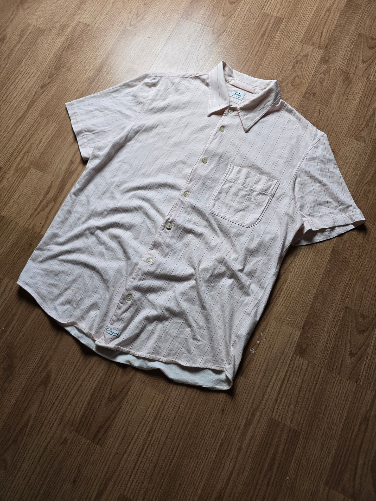 C.P. Company SS04 Pinstripe Cotton Shirt (M)