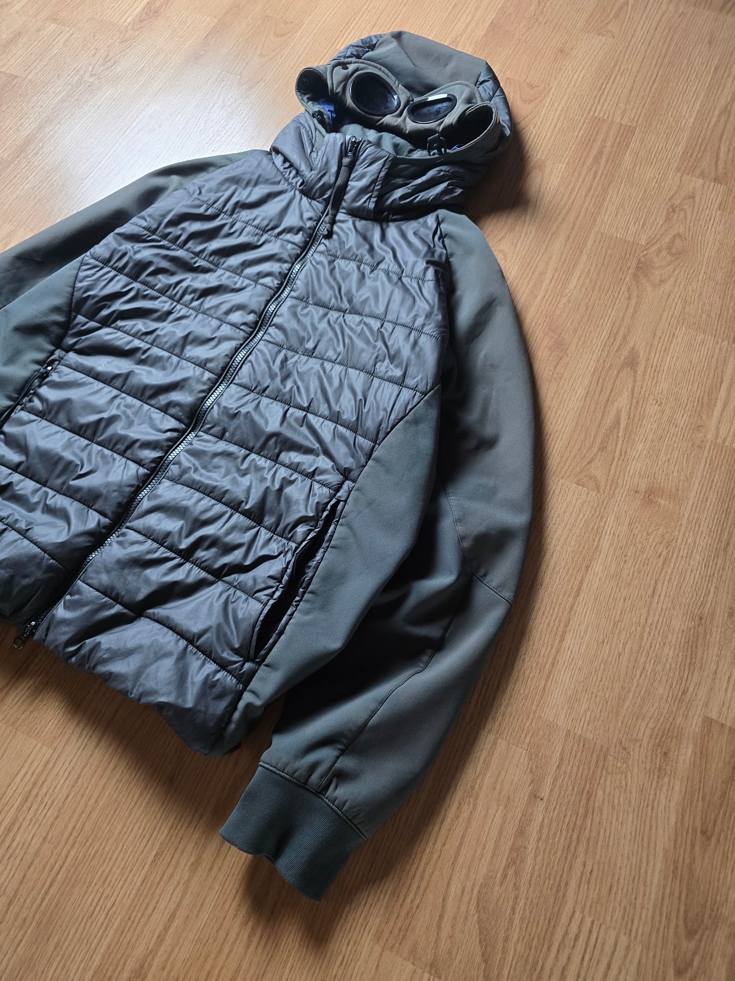 C.P. Company Hybrid Soft Shell Goggle Jacket (L)