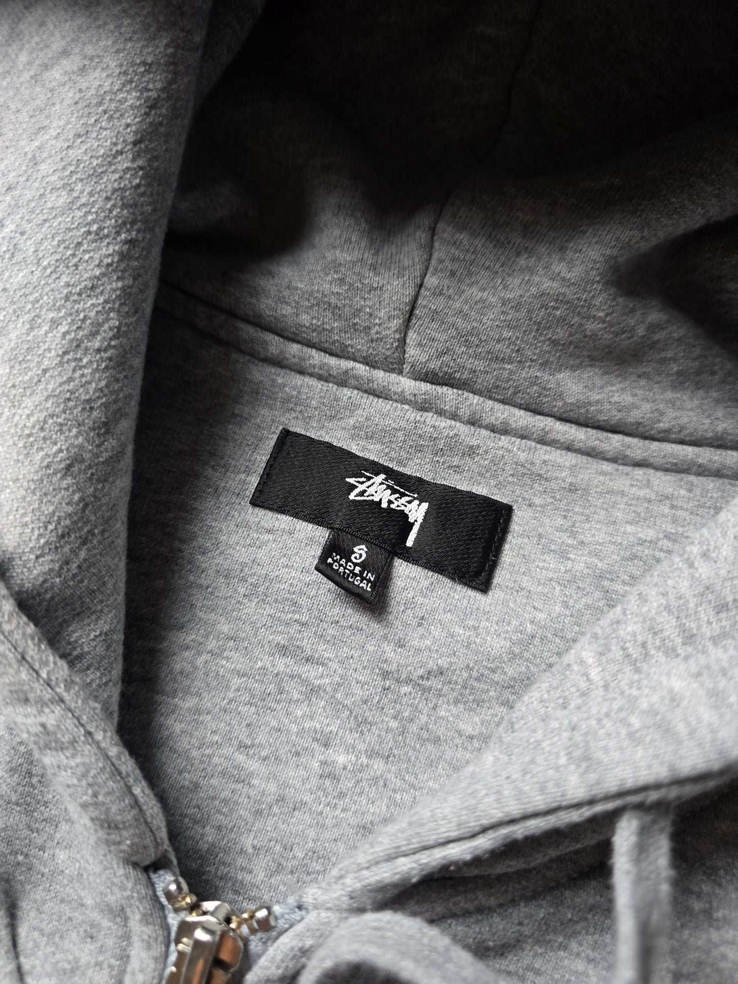 Stussy 'Double Face Label Zip' Heavyweight Hoodie (S/M)
