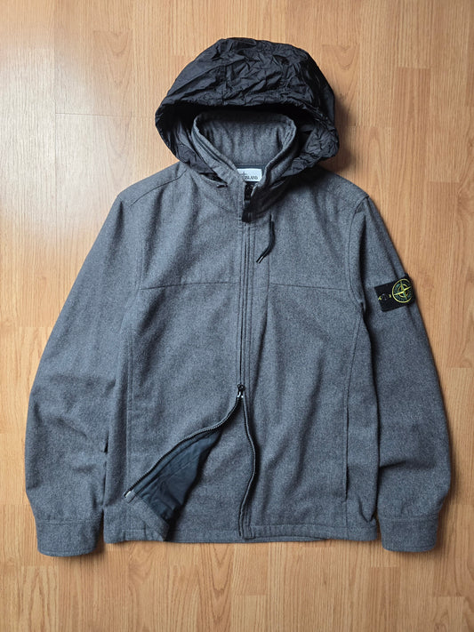 Stone Island AW14 Melange Wool Poly Bionic Finish Jacket (M)