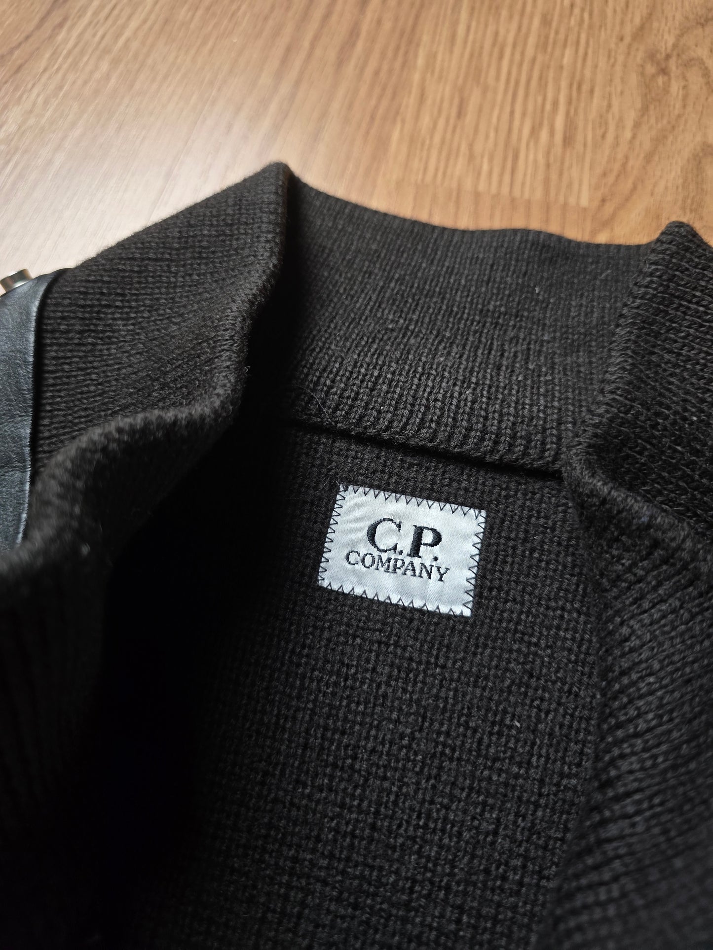 C.P. Company AW06 Leather & Wool Hybrid Jacket (M)