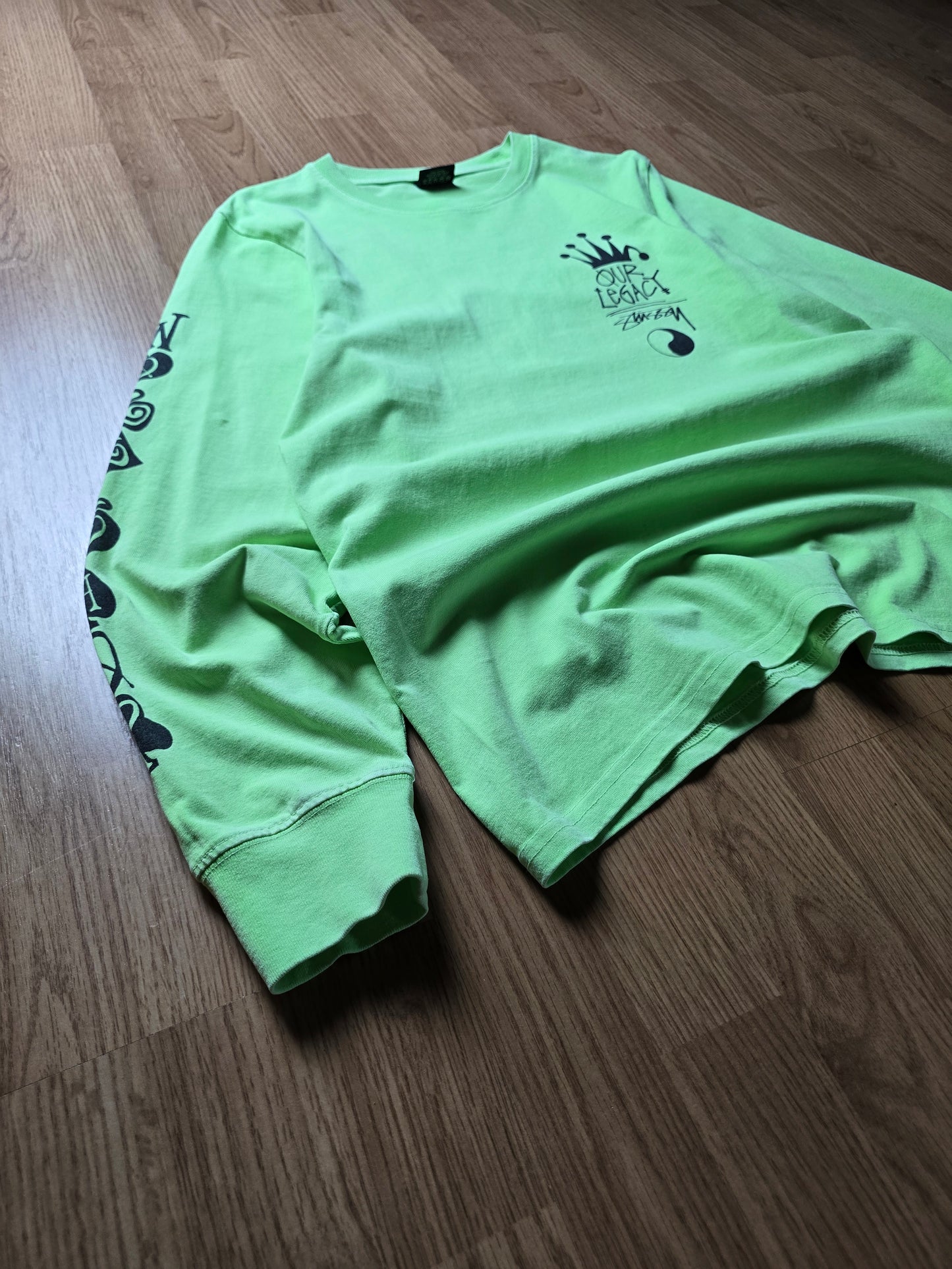 Stussy x Our Legacy Workshop Crown Logo Long Sleeve T-shirt (S)