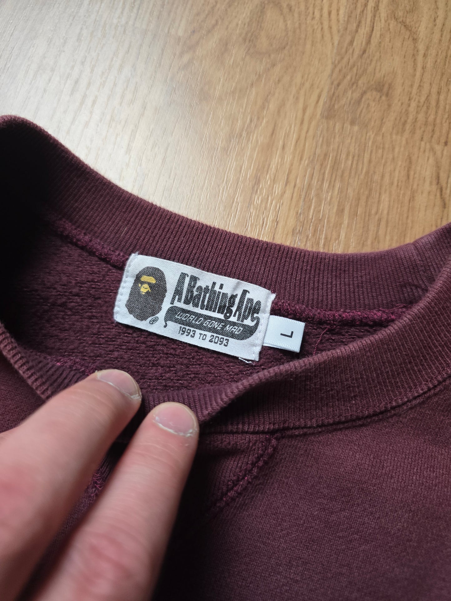Bape College Crewneck Sweatshirt (M)
