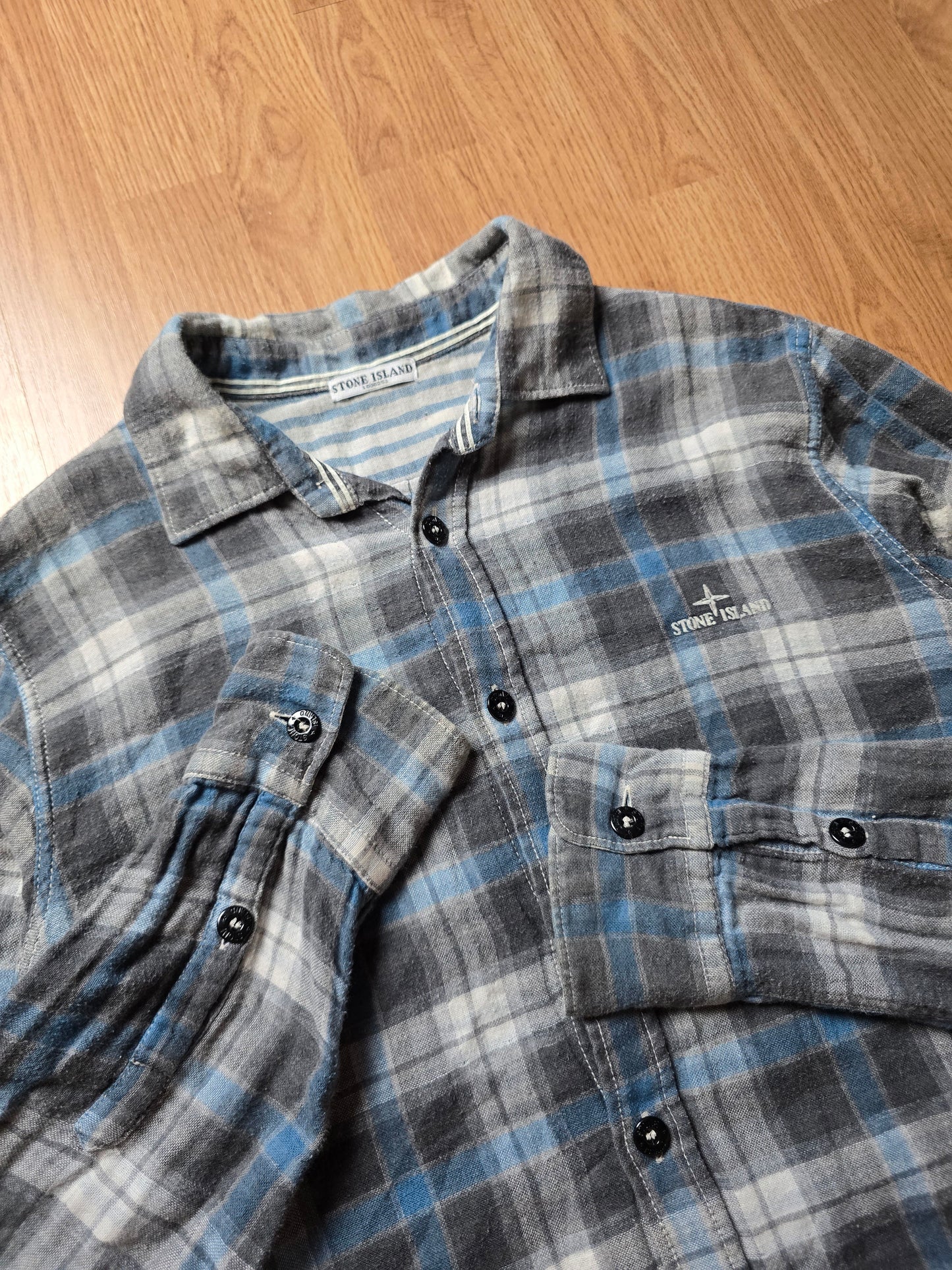 Stone Island AW10 Cotton Plaid Shirt (S)