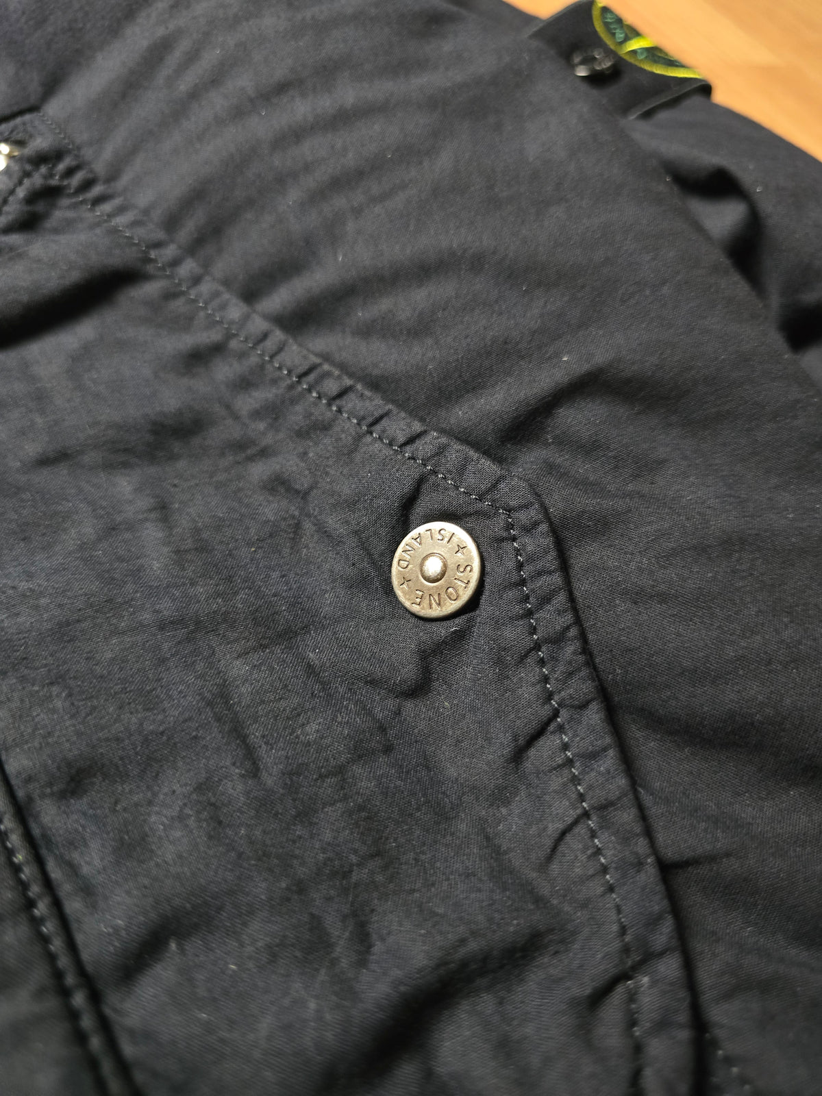 Stone Island Flaace Lined Mussola Gommata Hooded Bomber Jacket (M)