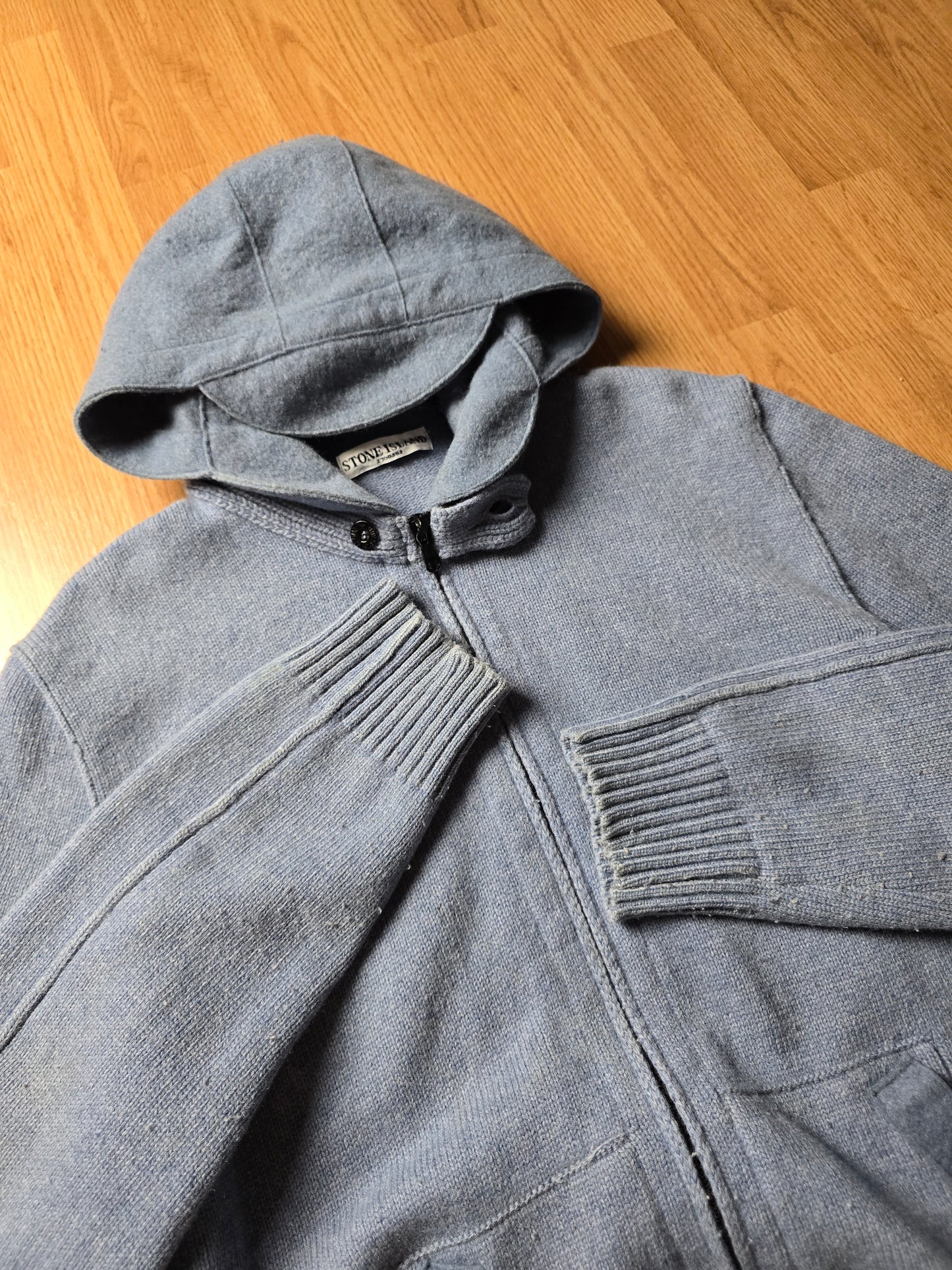 Stone Island AW10 Wool Knit Zip Hoodie (XL)