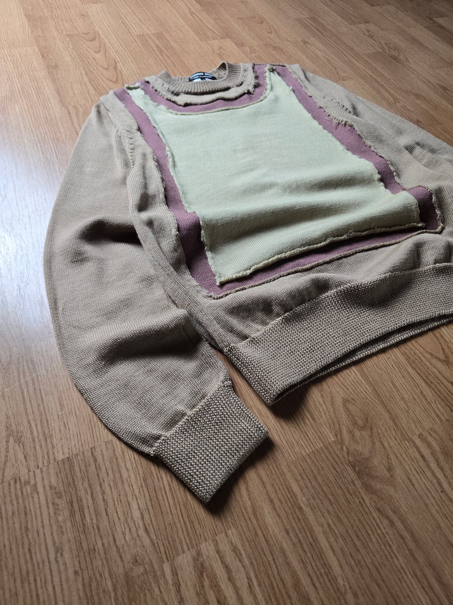 Comme Des Garcon Homme Deux Abstract Knit Sweater (S)