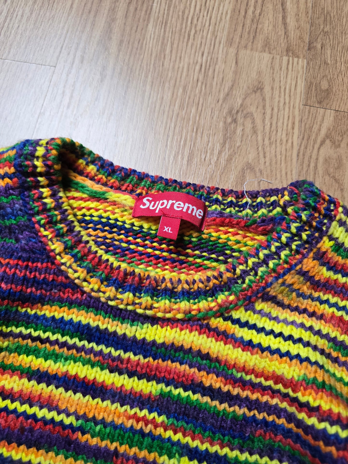 Supreme Static Multi Knit Sweater (XL)