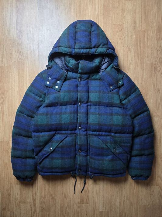 Ralph Lauren Wool Plaid Heavyweight Down Puffer Jacket (M/L)