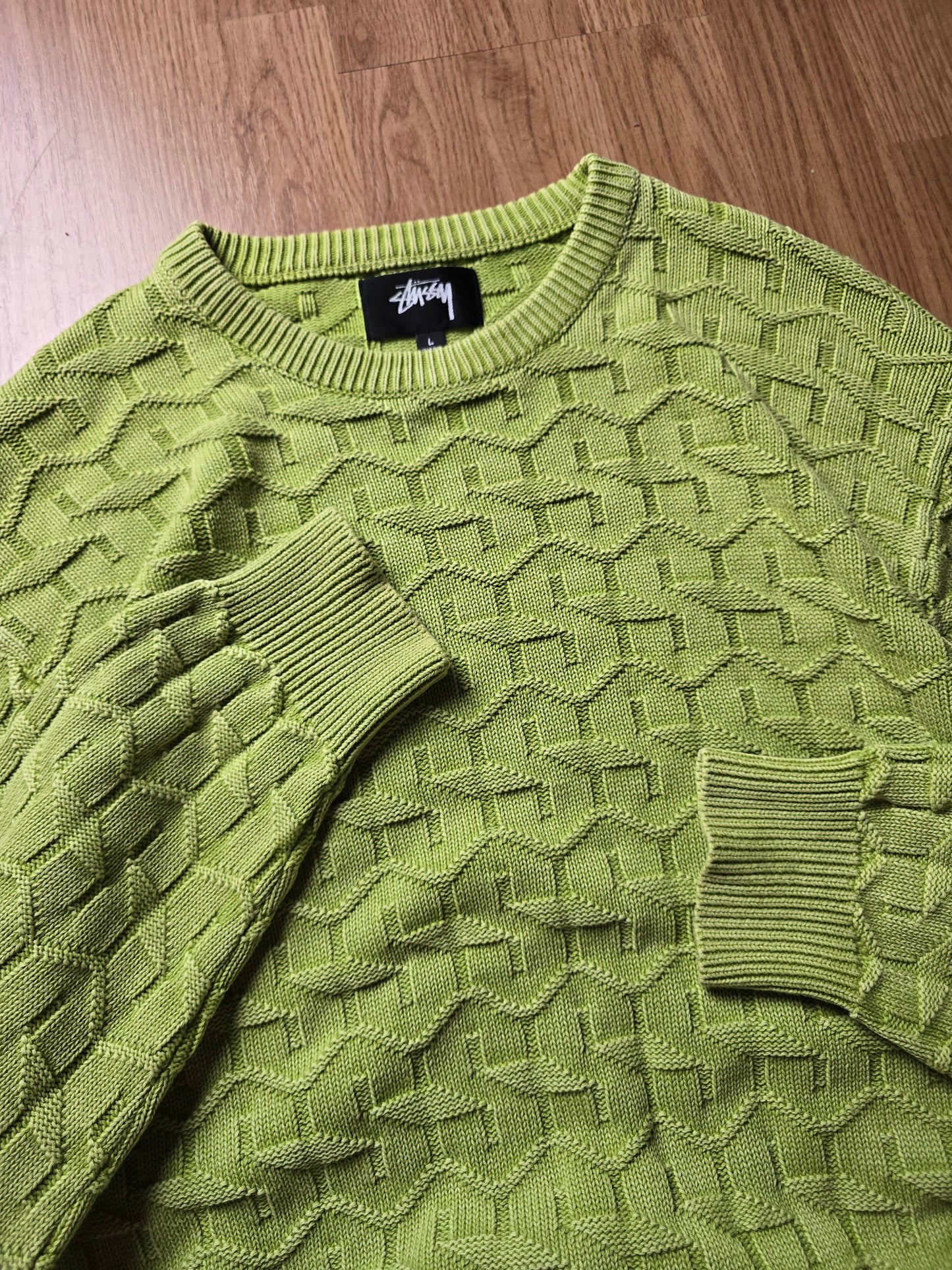 Stussy S Strand Knit Sweater (L)