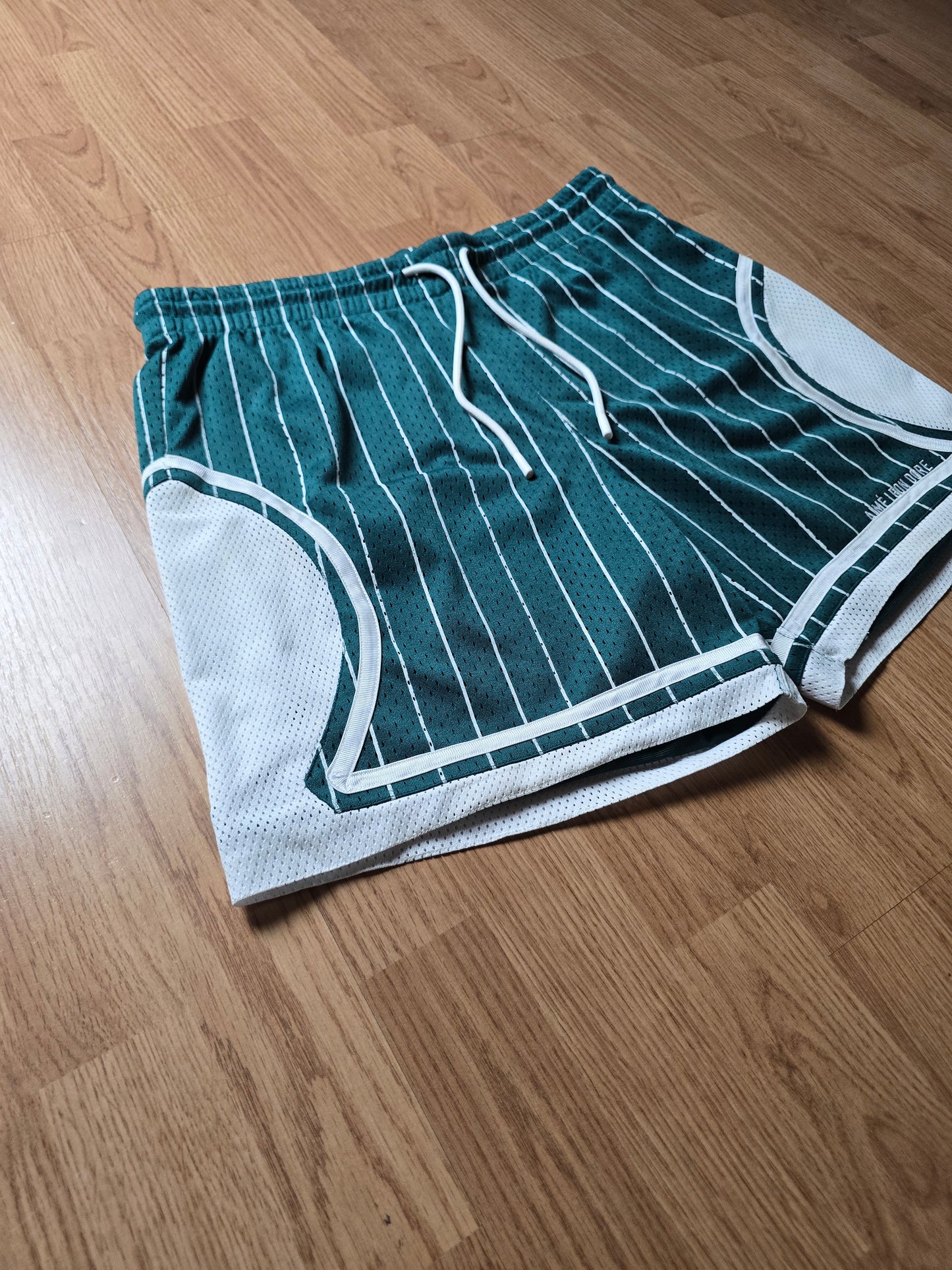 Aime Leon Dore Stiped Court Mesh Basketball Shorts (M)