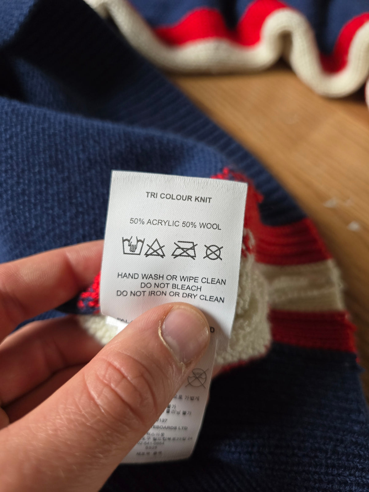 Palace 'Tri colour' Knit Sweater (M)