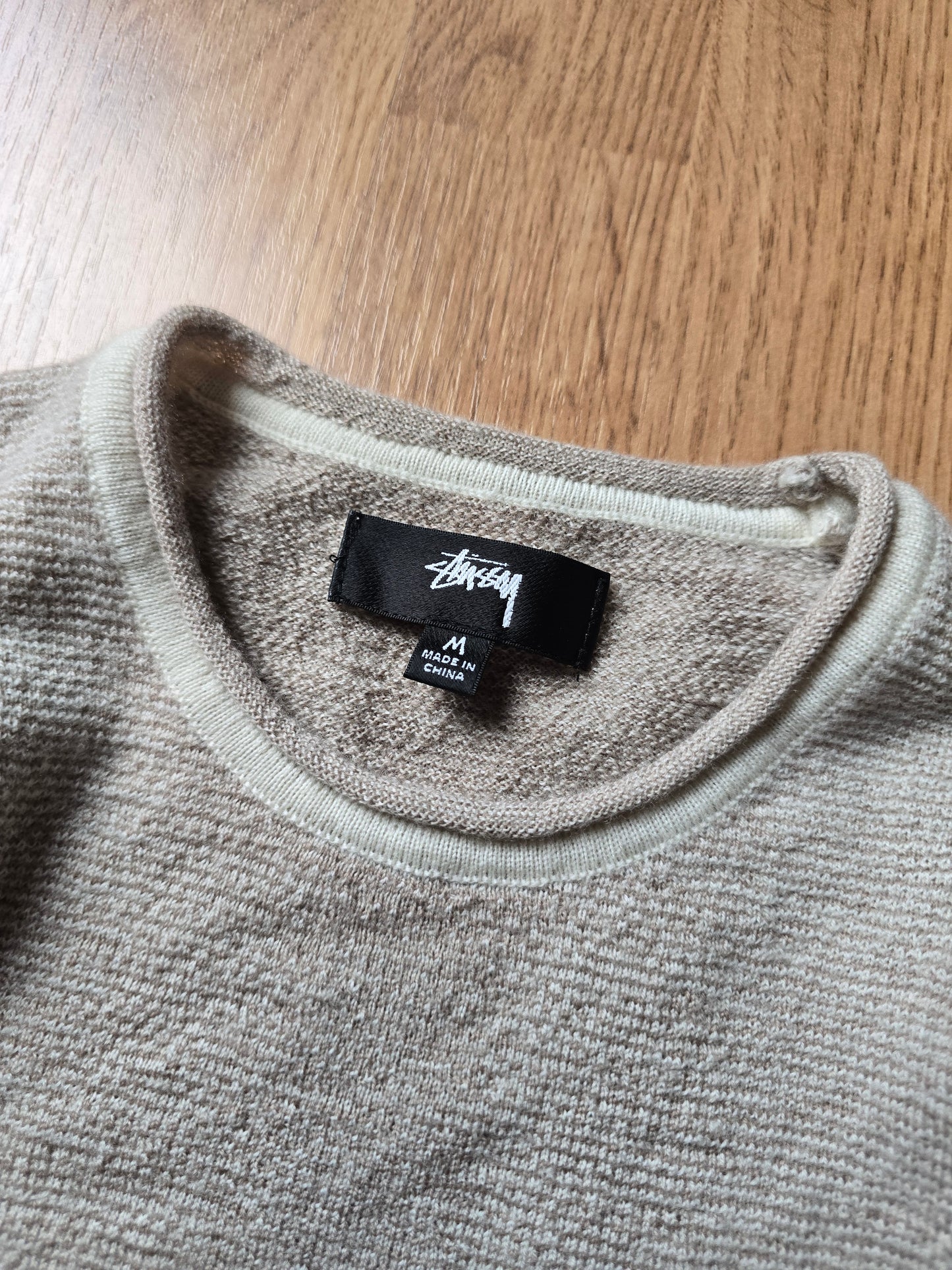 Stussy Shadow Stripe Wool Knit Sweater (M)
