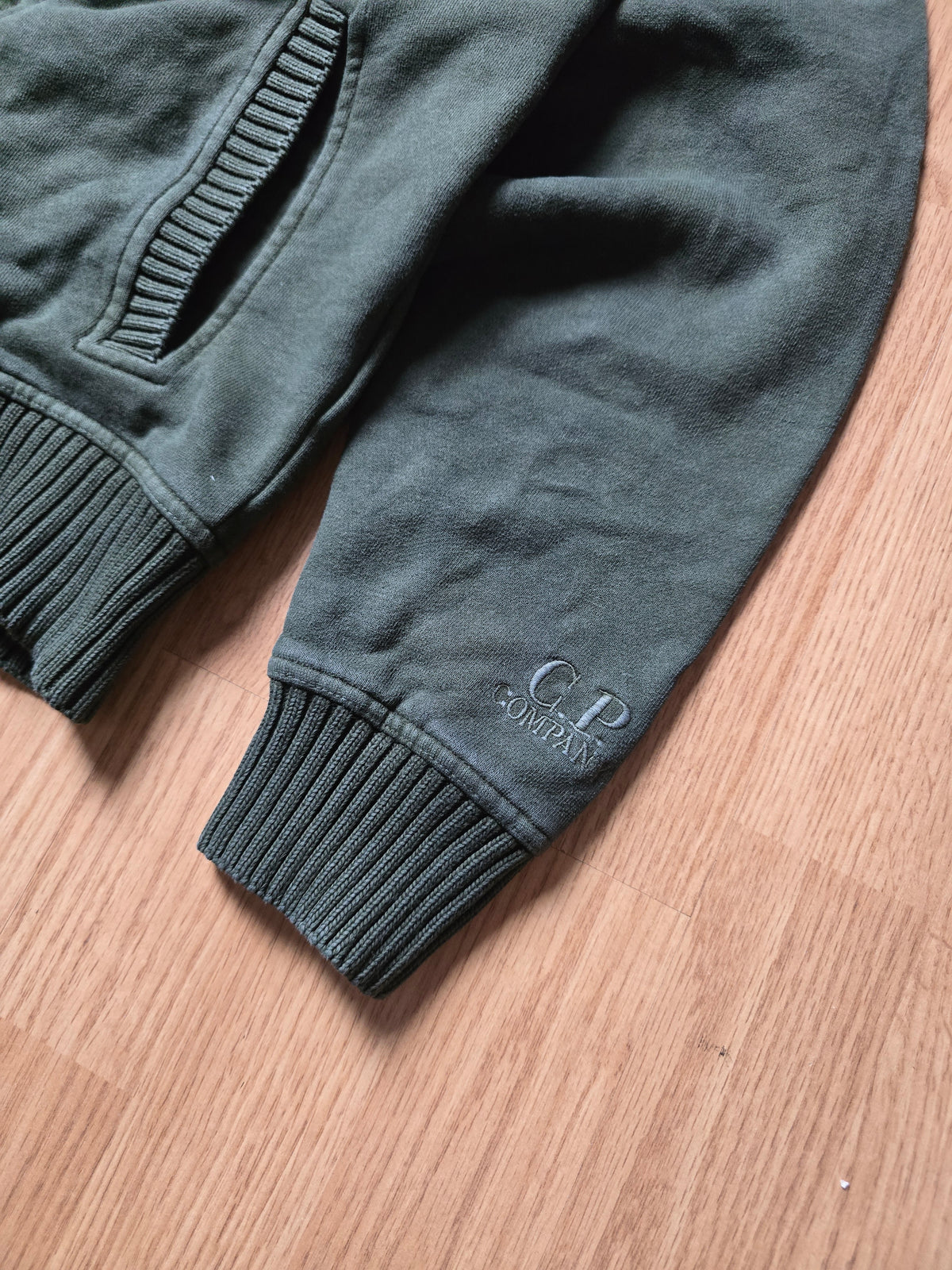 Vintage C.P. Company Embroidered Zip Sweatshirt (M)