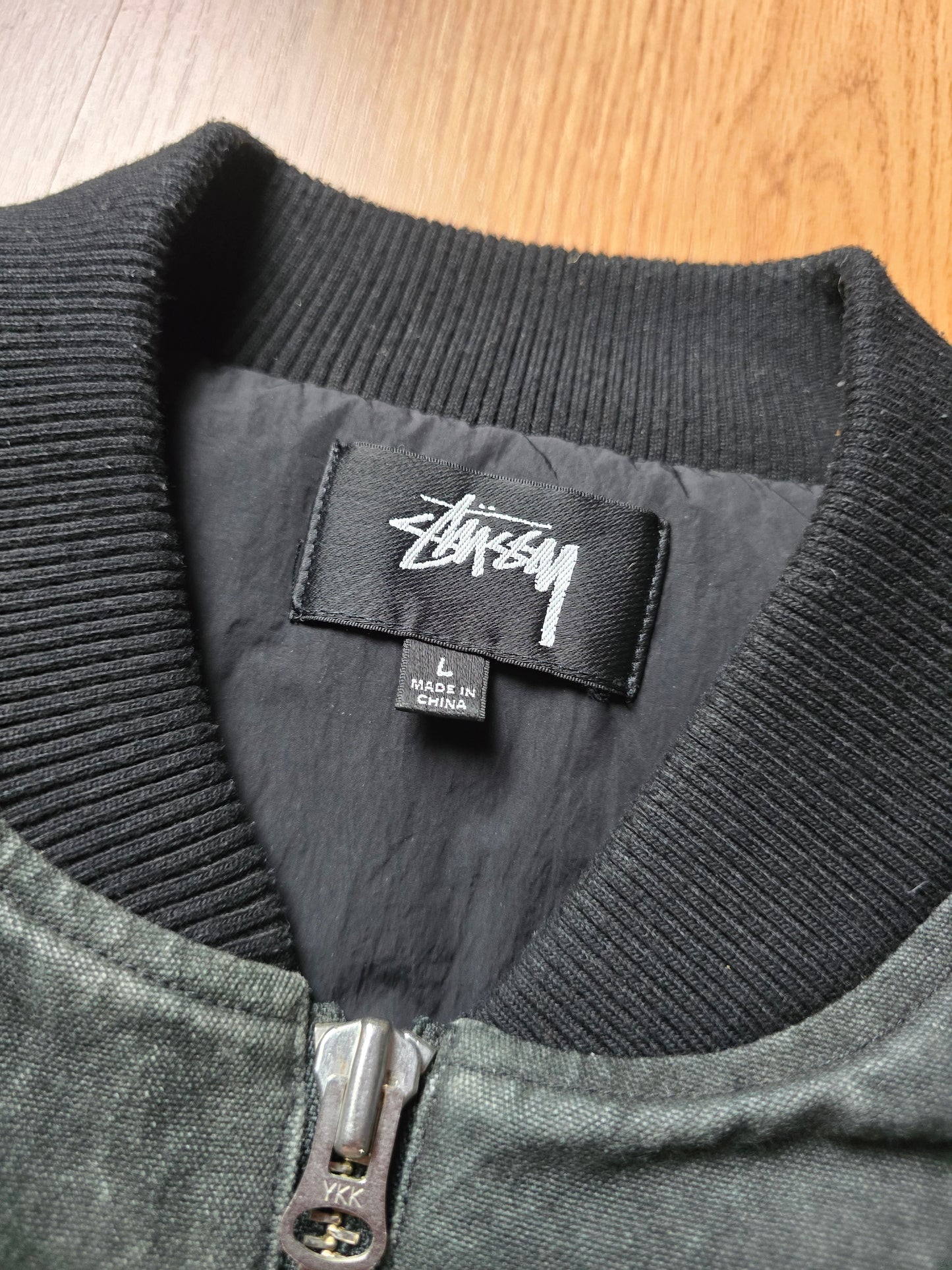 Stussy Primaloft Washed Canvas Gilet/Vest (L)