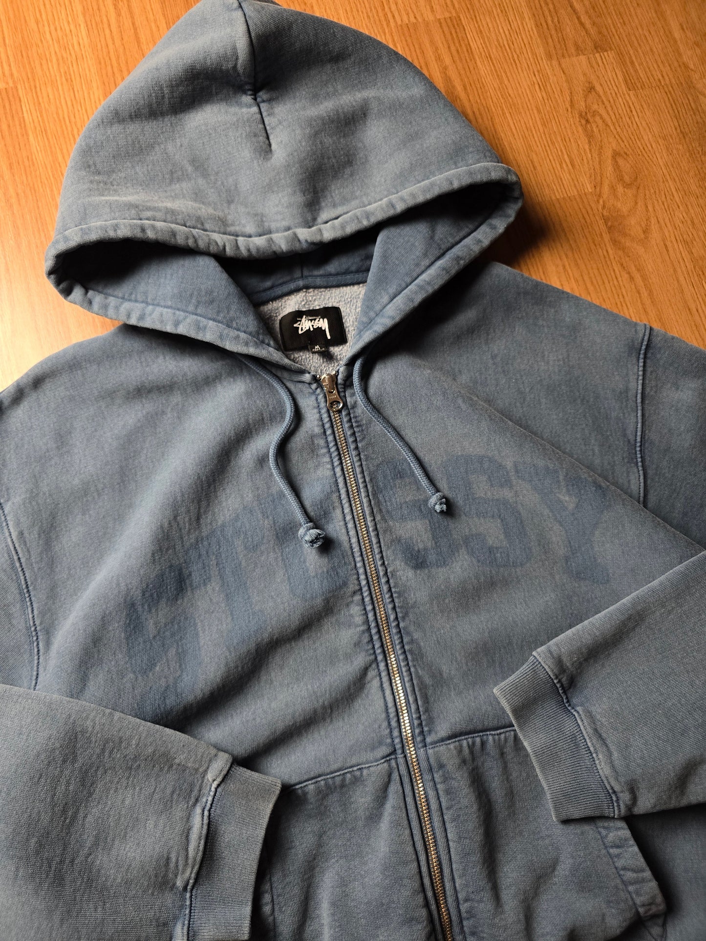 Stussy Faded Graphic Zip Hoodie (M)